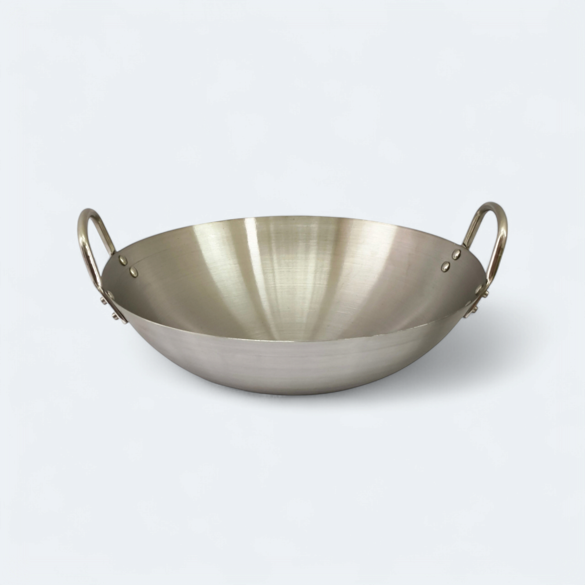 Wok Non-Stick 34cm Carbon Finish Stainless Steel