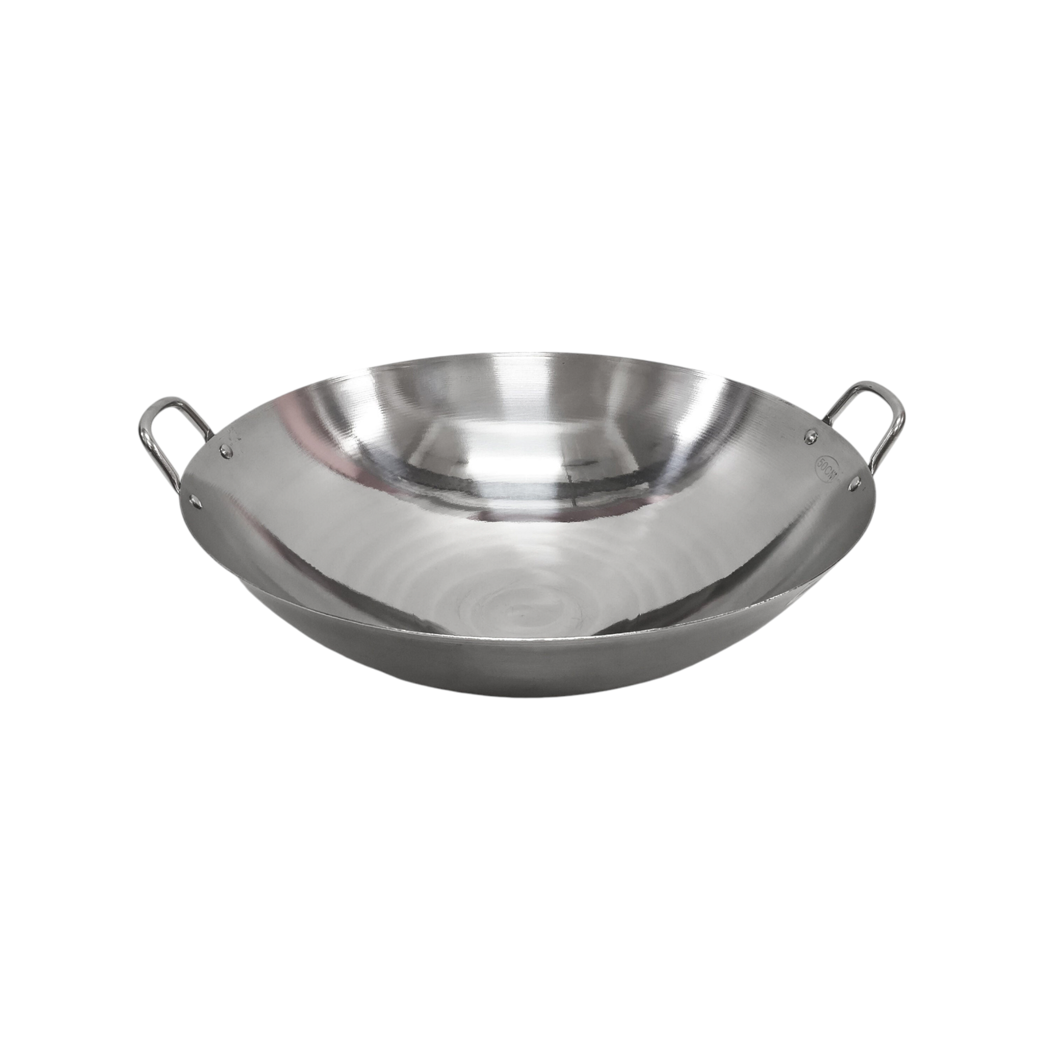 Wok Non-Stick 50cm Carbon Finish Stainless Steel