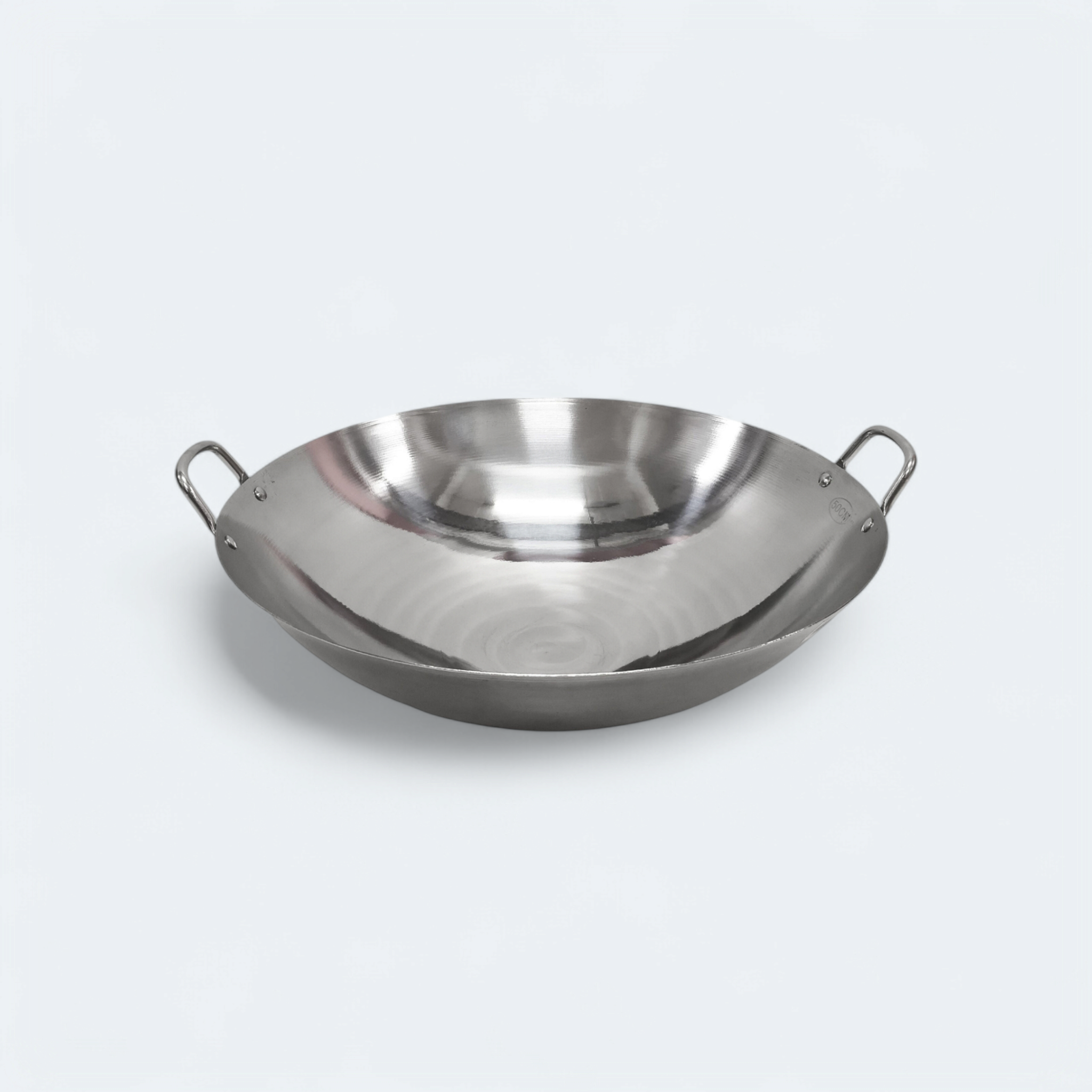 Wok Non-Stick 50cm Carbon Finish Stainless Steel