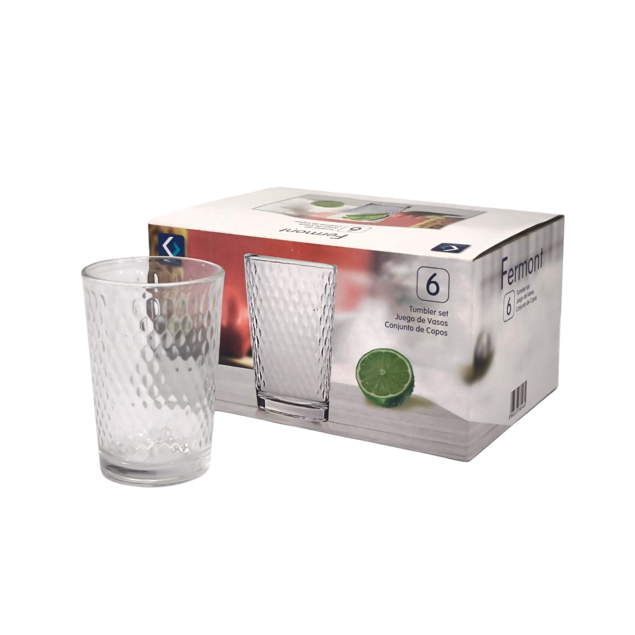 Glass Tumbler Set 6pack