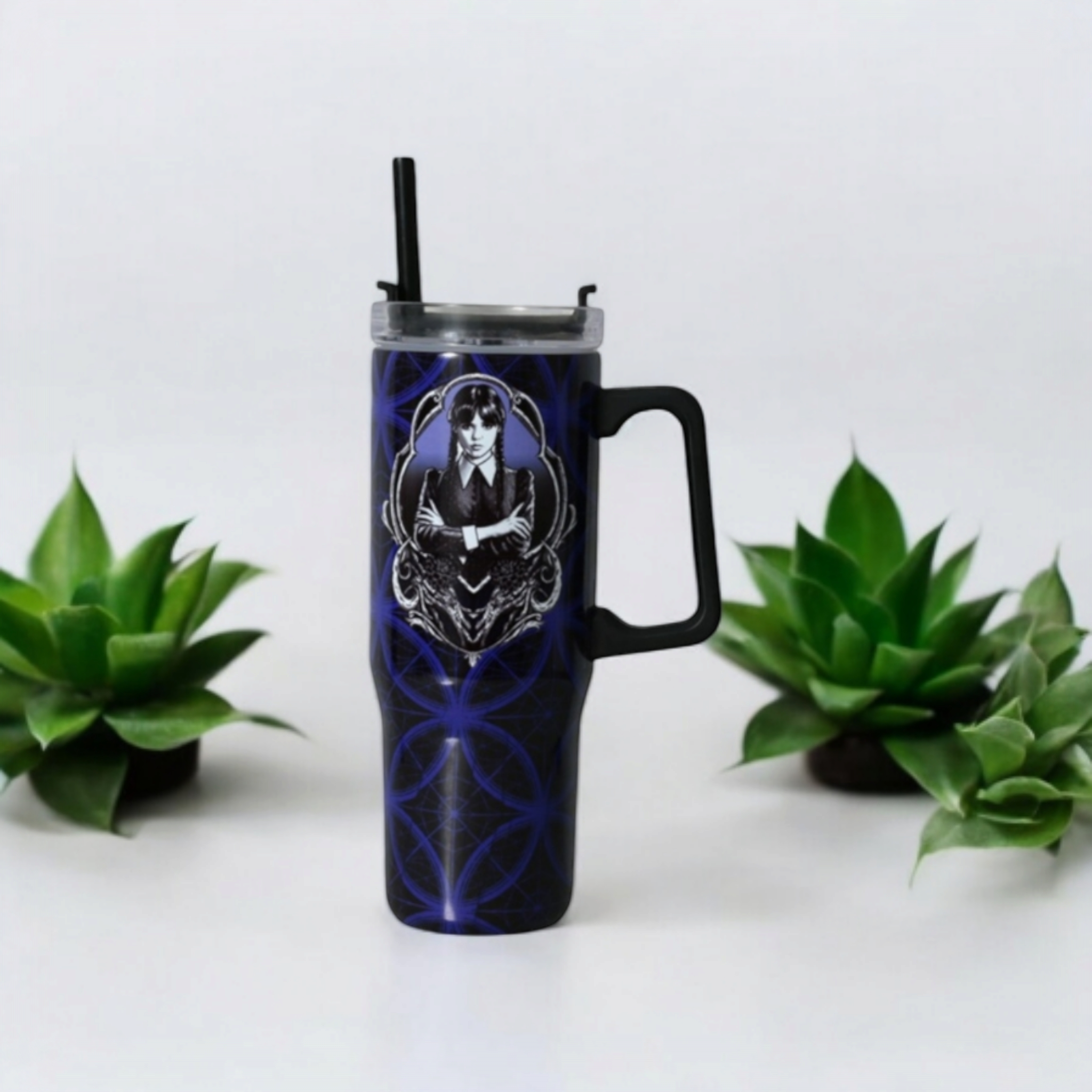 Wednesday Stainless Steel Rambler Mug Thermos Flask 940ml