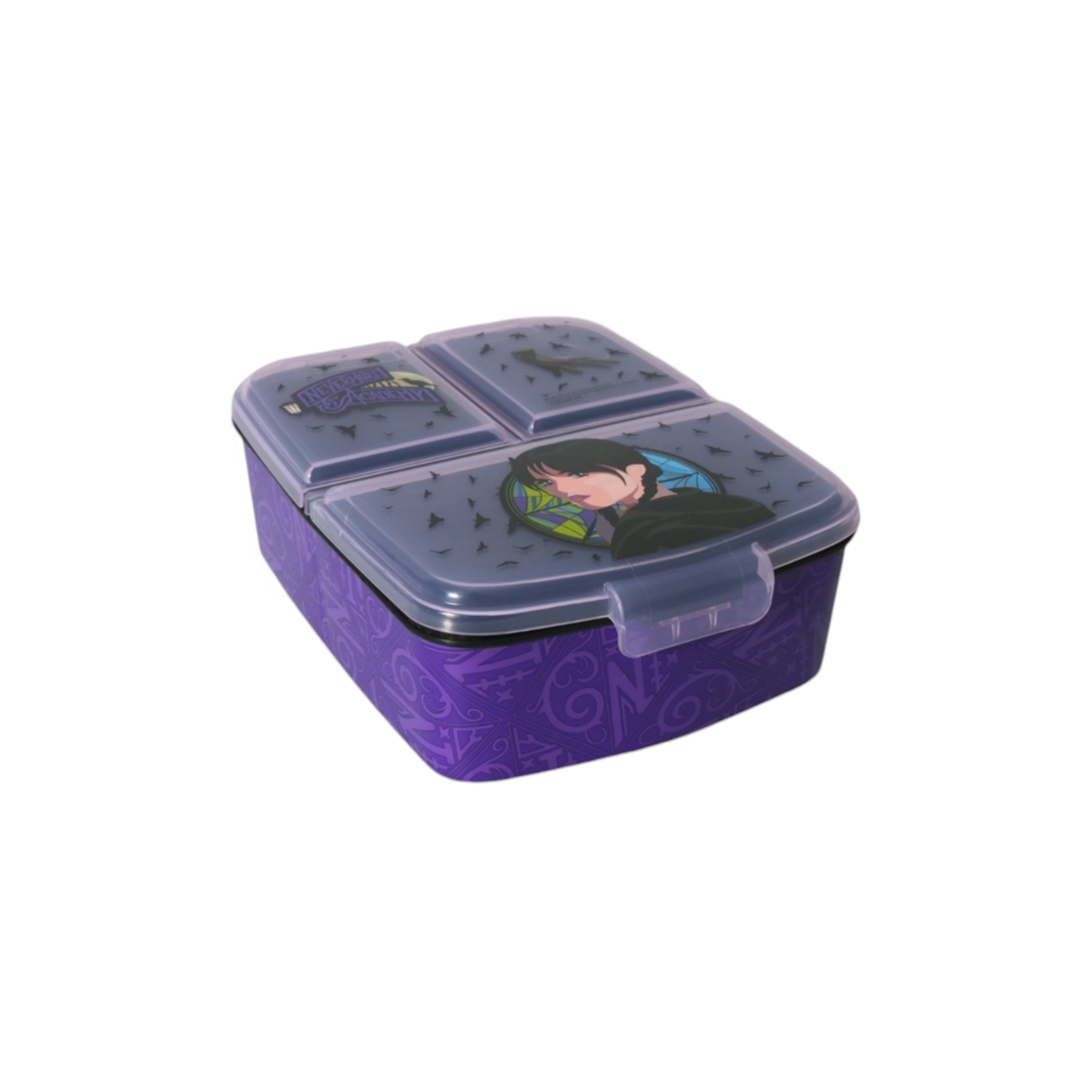 Disney Wednesday Multi Compartment Sandwich Lunch Box