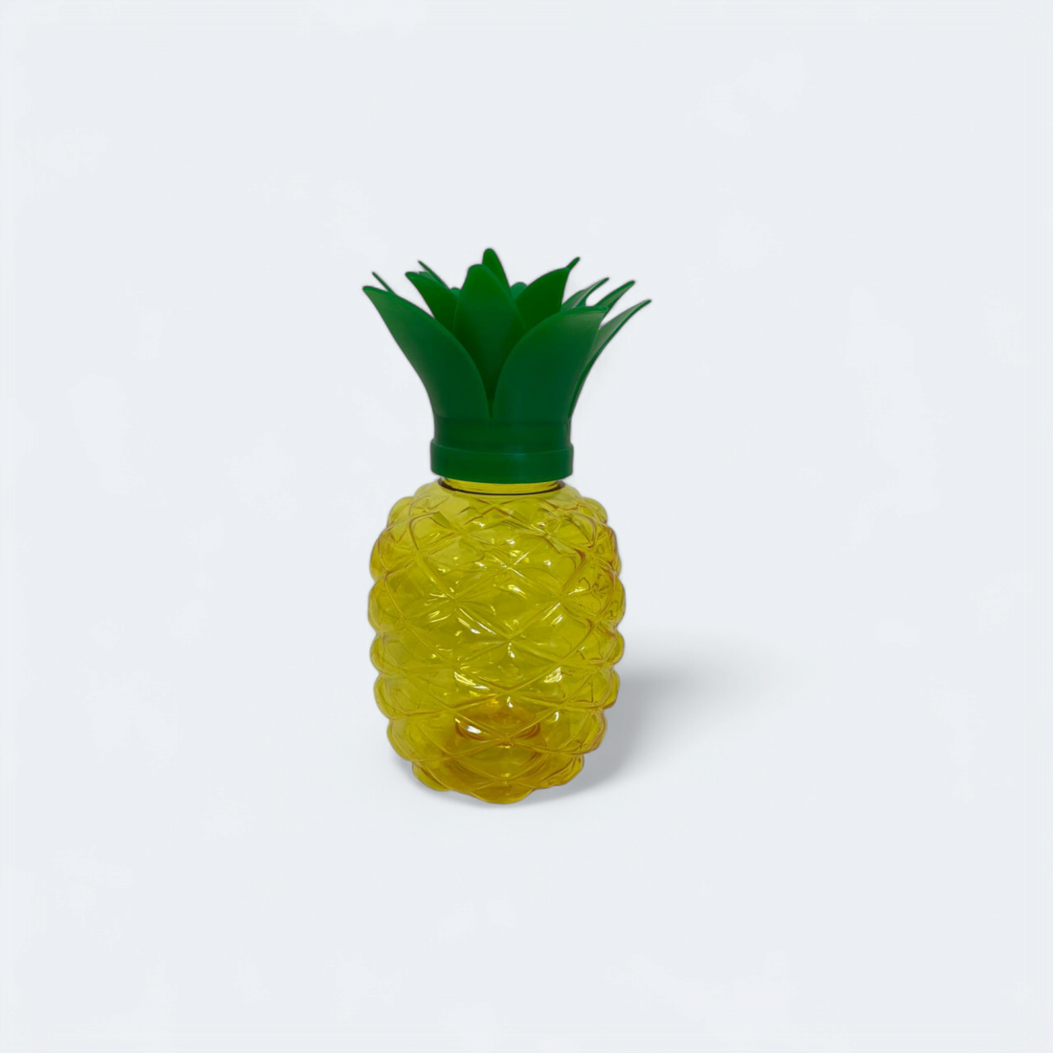 Pineapple Shaped Plastic Cup with Straw Hole