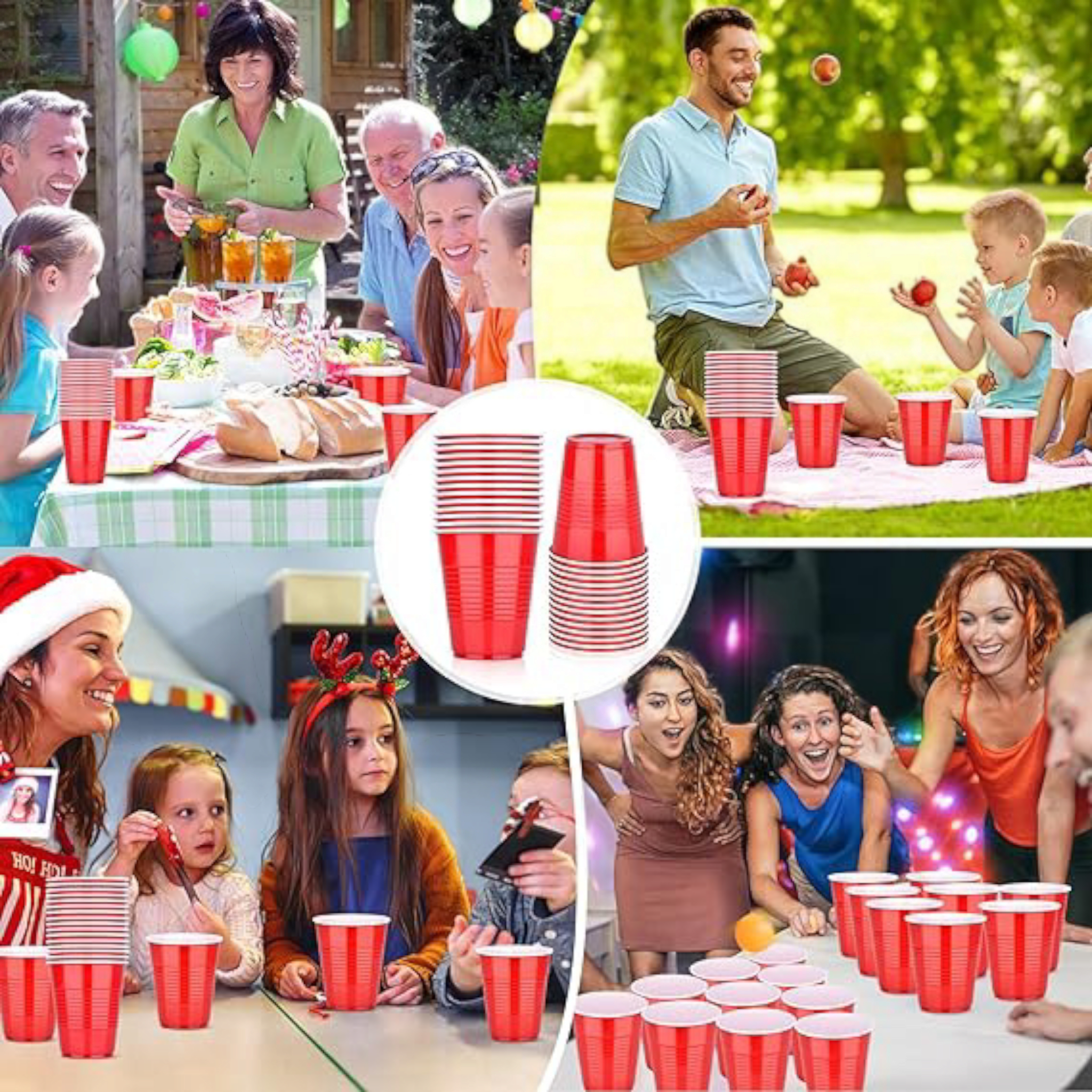 Disposable Fagen Plastic Cups 480ml 20pack