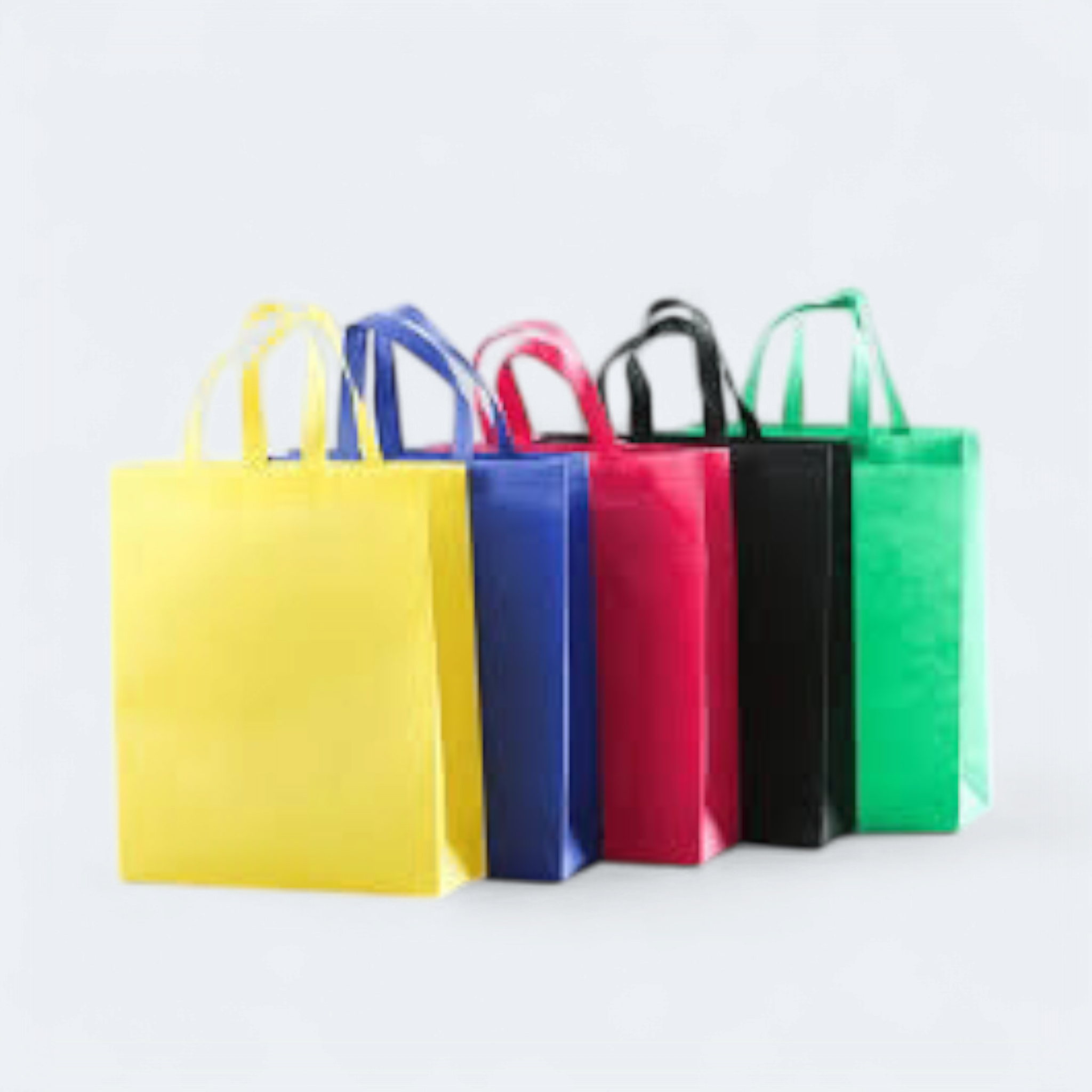 Non-Woven Shopper Grocery Bag 27x29cm with Soft Loop Handle 1pc