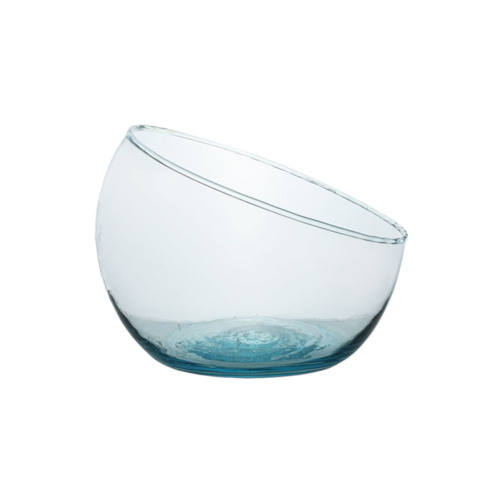 Glass Flower Vase Recycled 160x130mm 21831