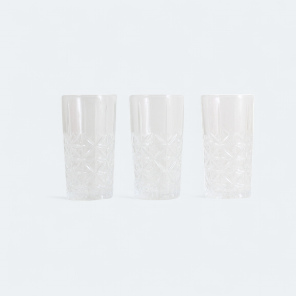 Zircon Hiball Glass Tumbler 3pack