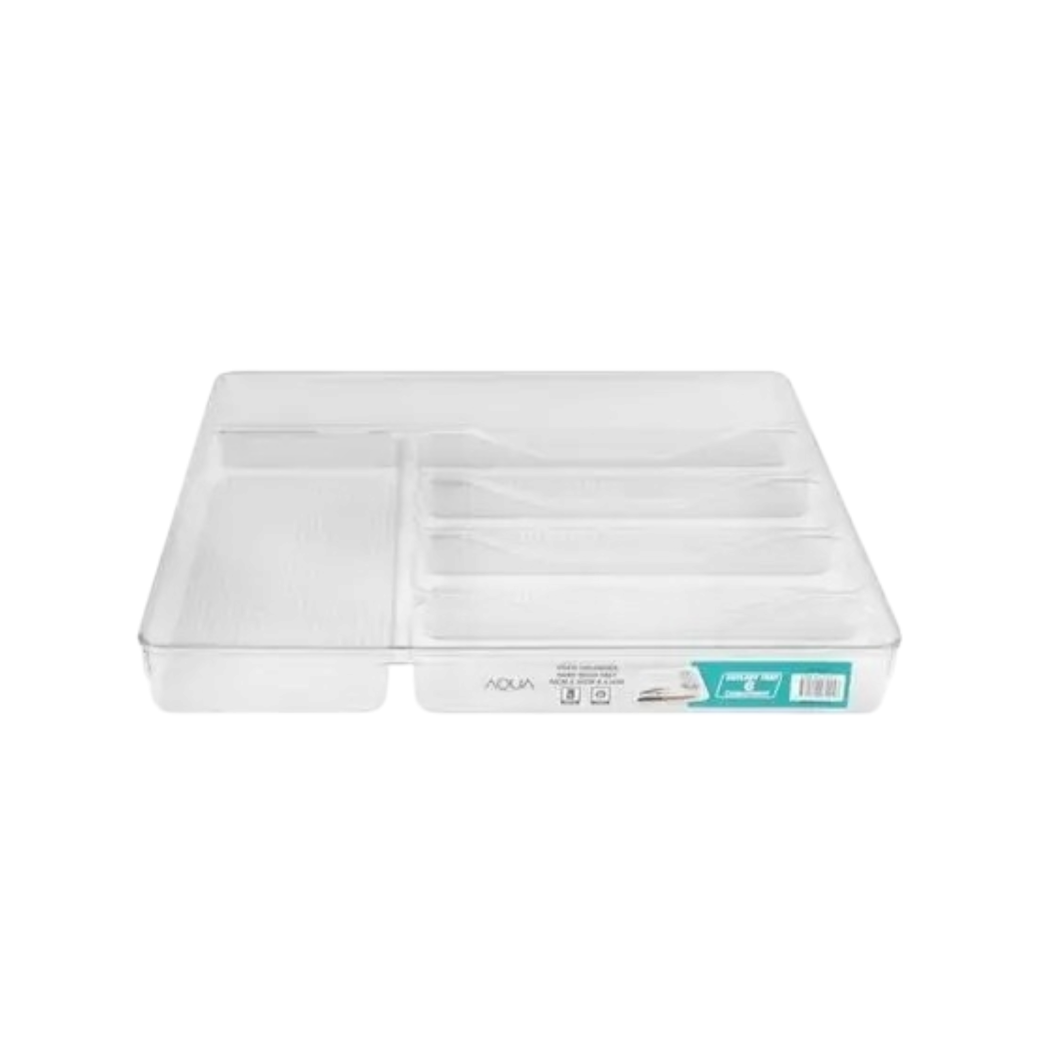 Aqua Utensil Cutlery Tray 40x32x4.5cm 6-Division 10373