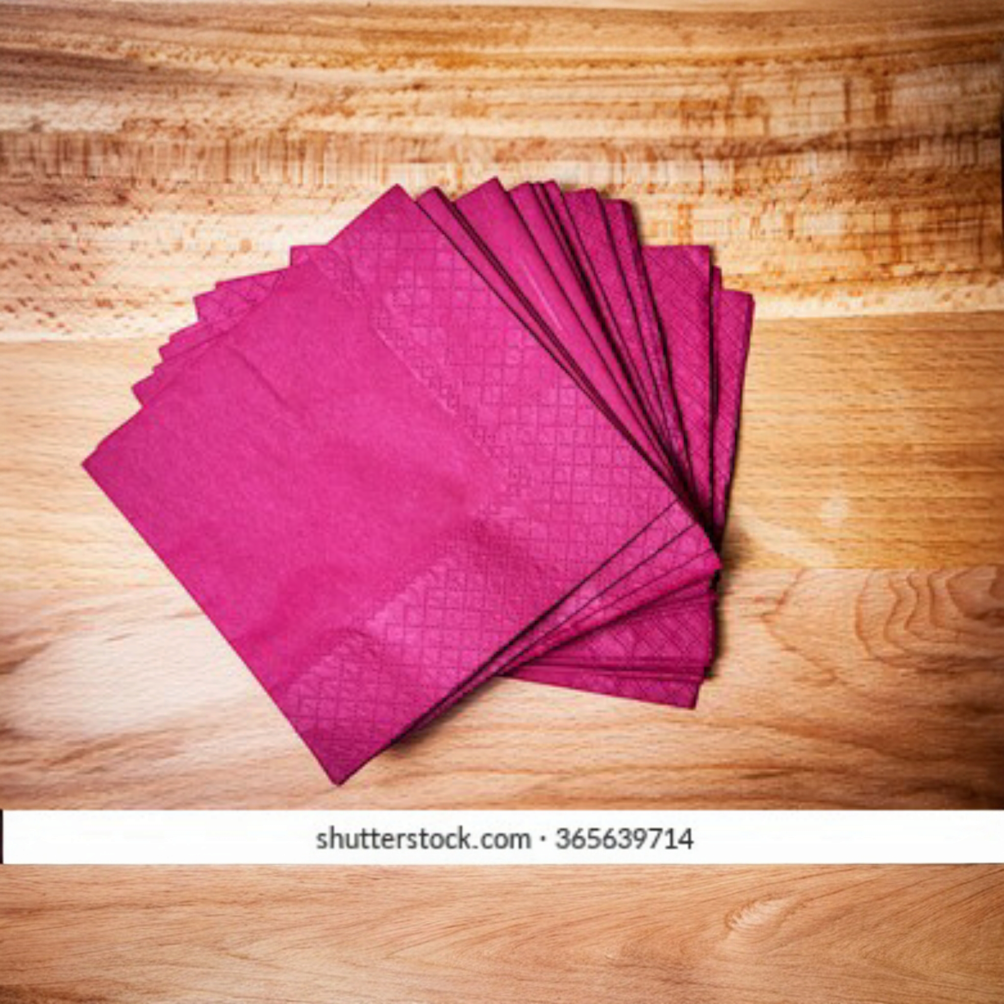Umbala Luncheon Paper Serviettes Cerise Pink 3ply