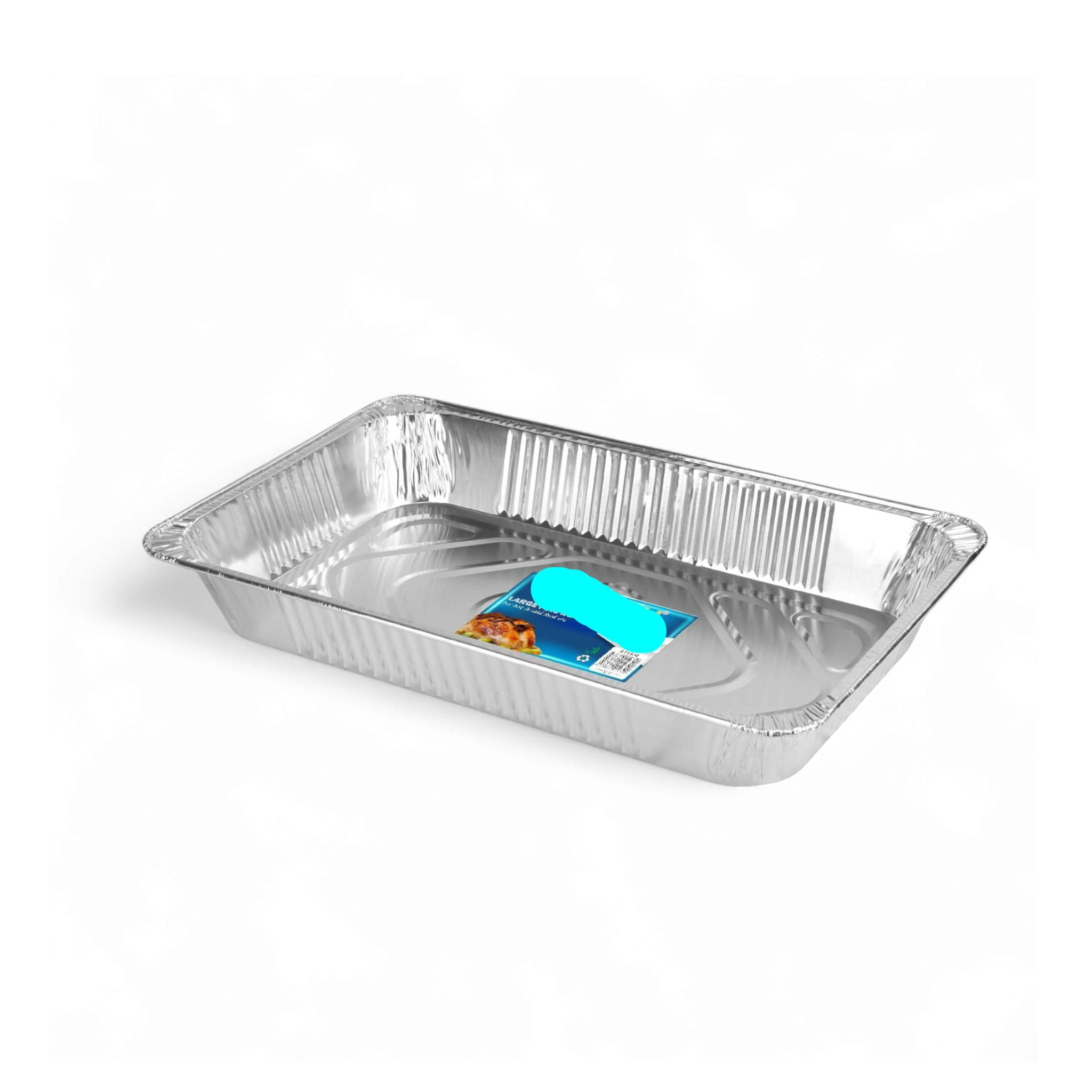 Aluminium Foil Baking Container Tray 528x328x86mm