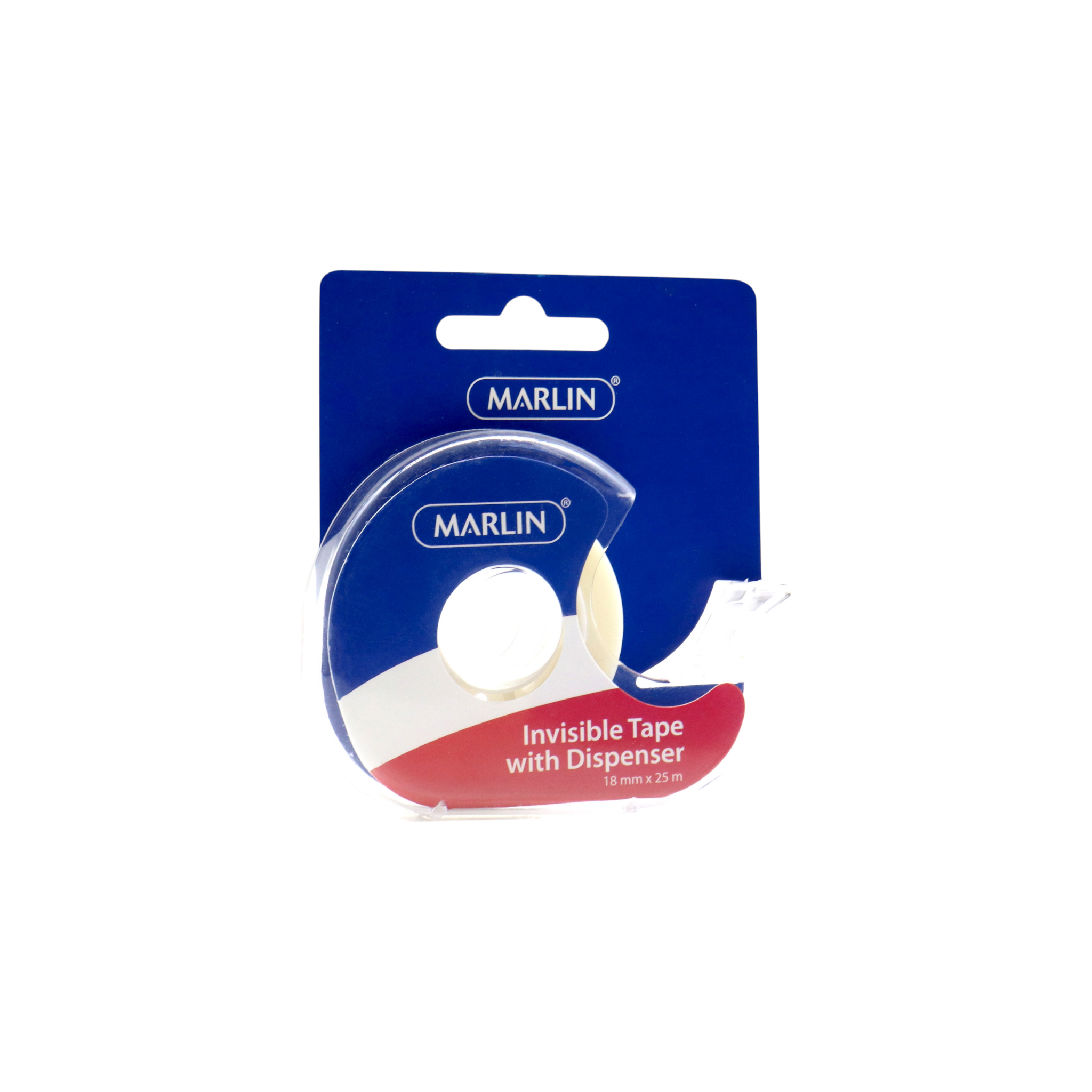 Marlin Clear Tape with Dispenser 18mm