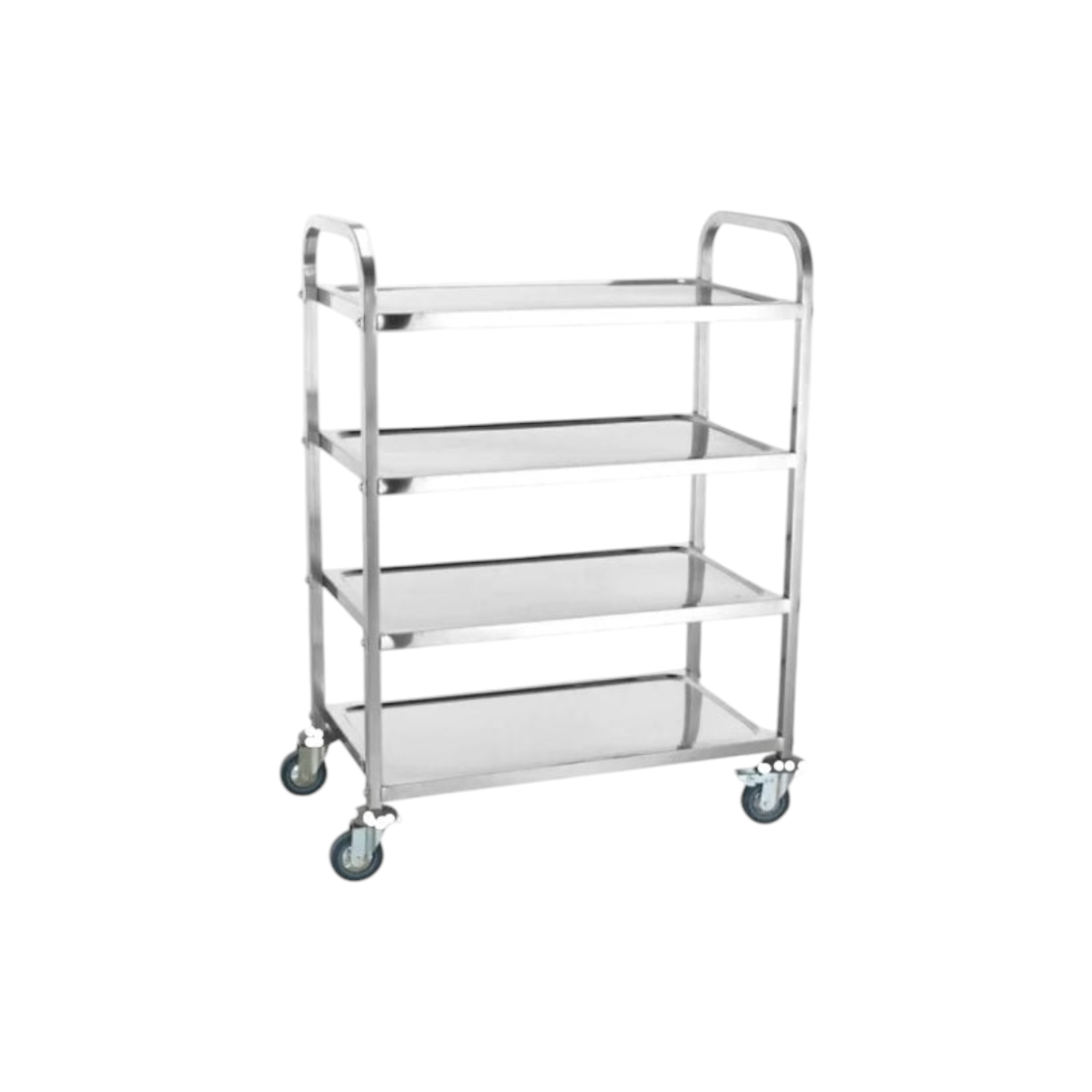 Tea Trolley 4-Tier Stainless Steel