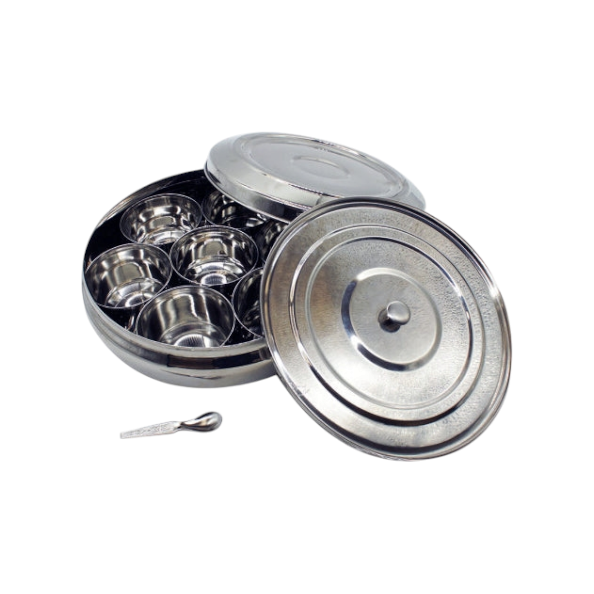 Masala Dabba Stainless Steel Belly Deluxe Spice Container SGN282