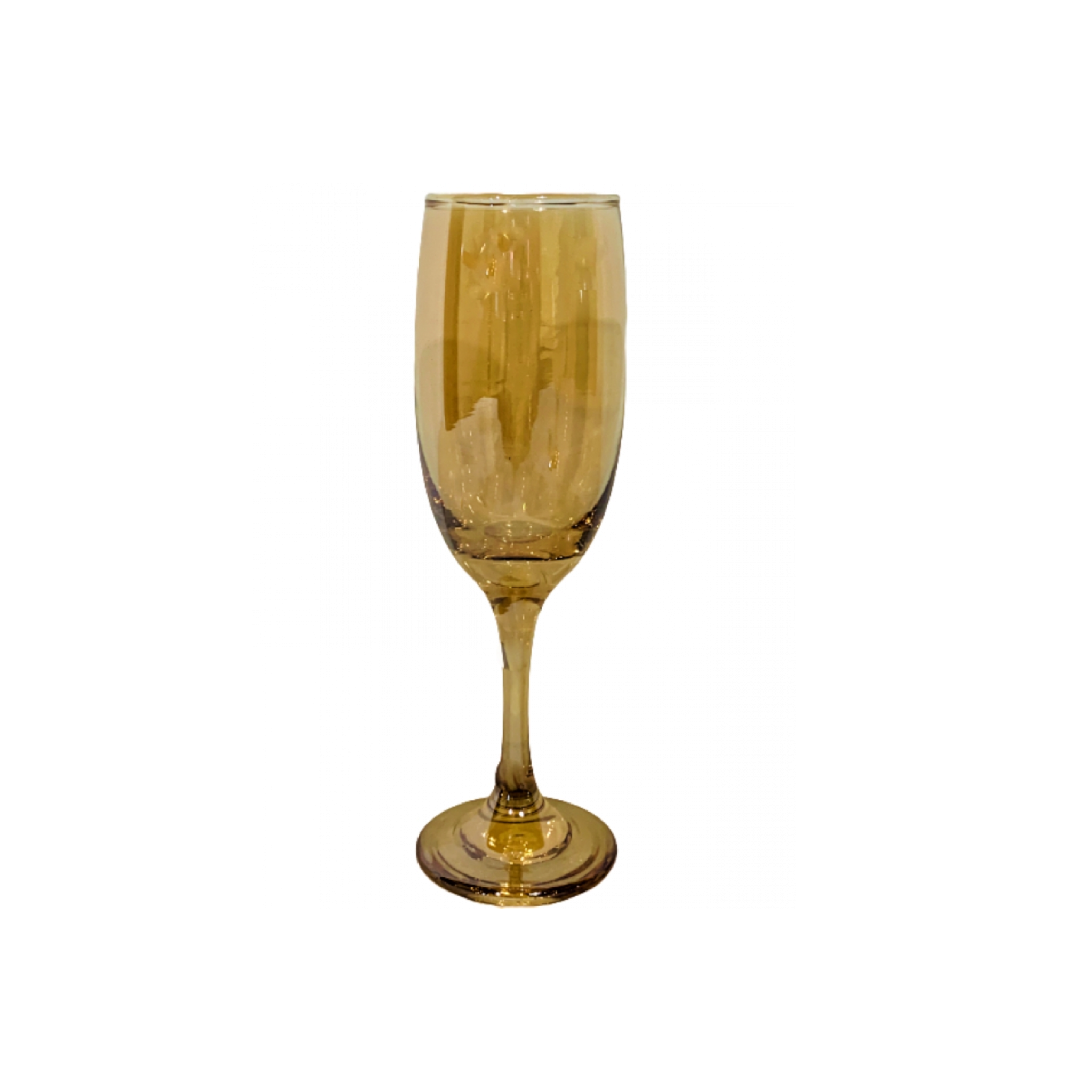 Glass Stemmed Tumbler Gold 190ml Champagne GL1794