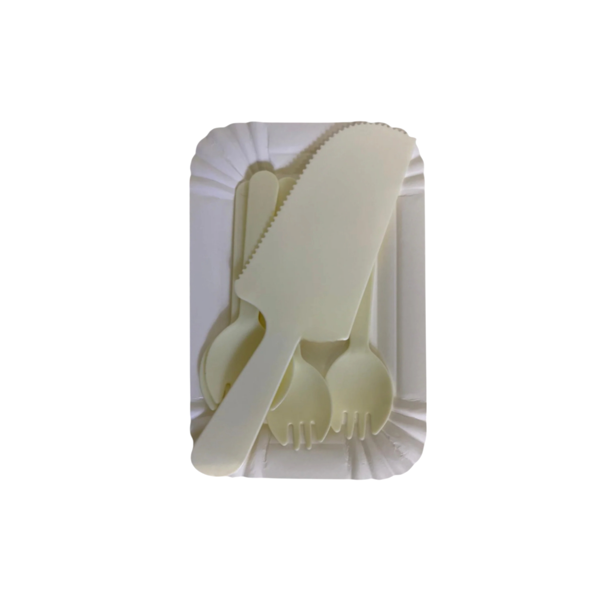 Cake Server Paper & Plastic Cutlery Set 11pack