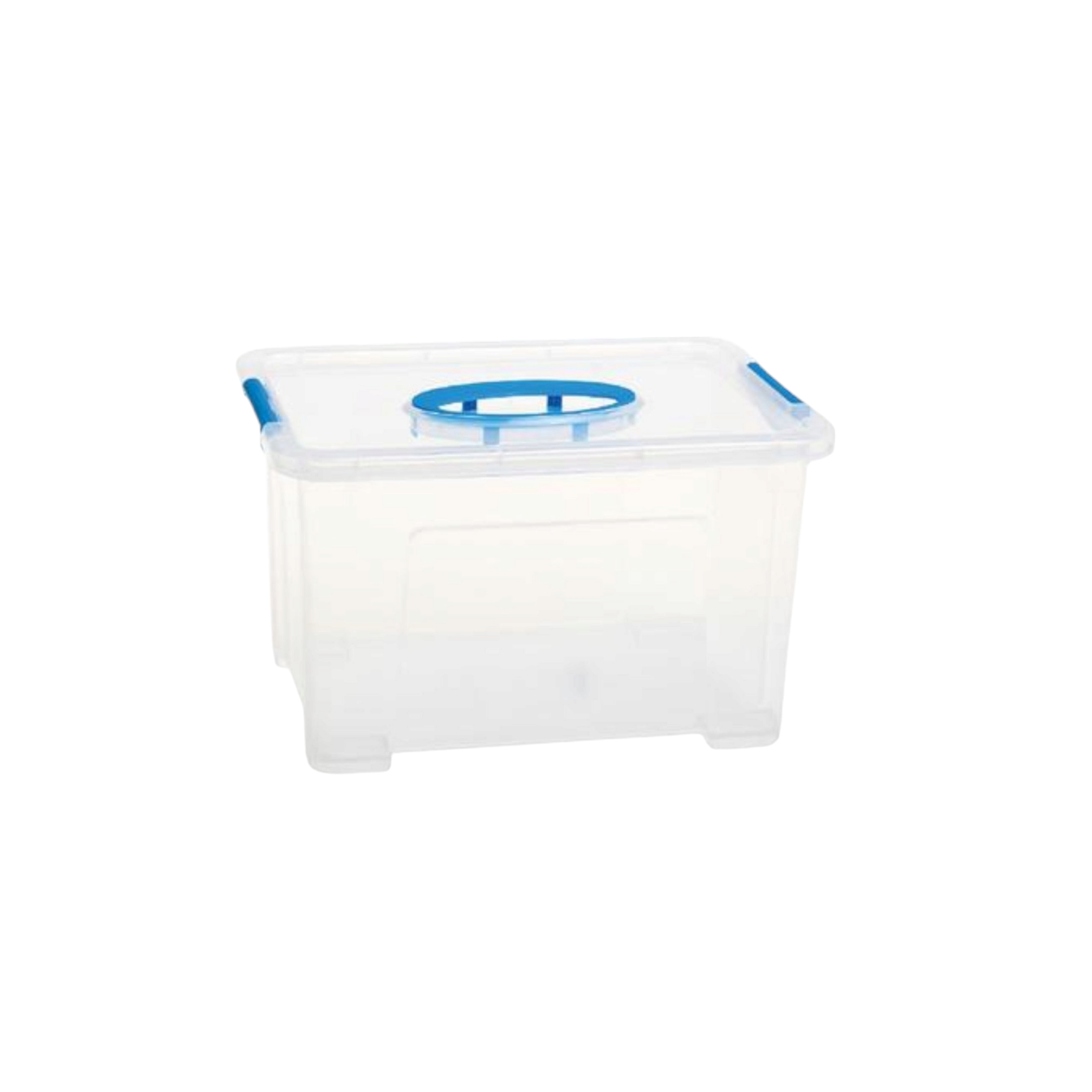 5.5L Plastic Storage Box Clear 26x20x16cm