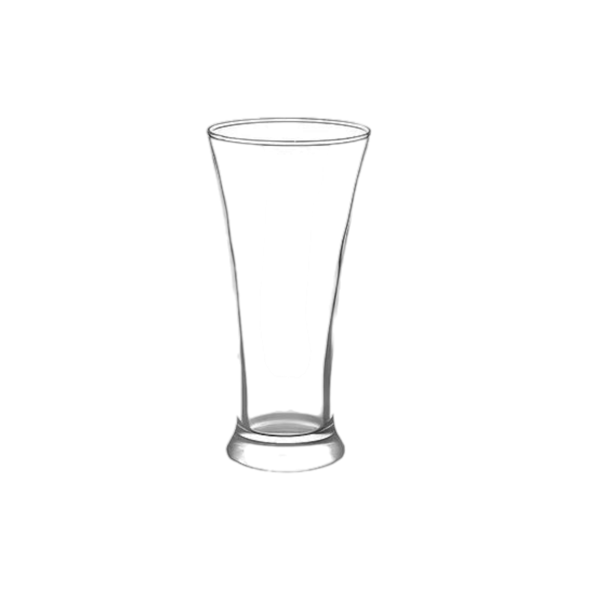 Nova Lily Tall Pilsner Glass Tumbler 300ml Milkshake 3pack