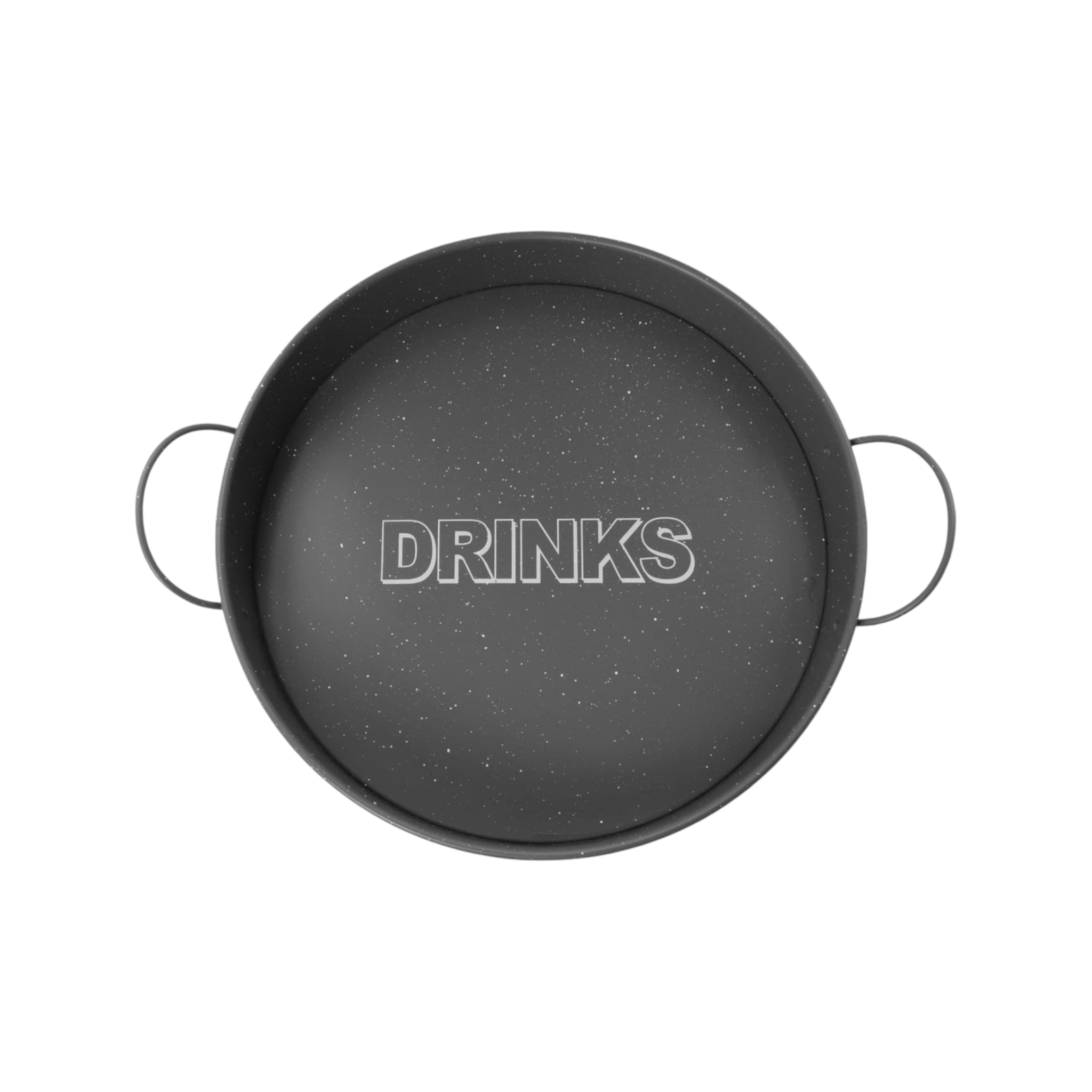 Bar Butler Bar Serving Tray Grey & Mottled White