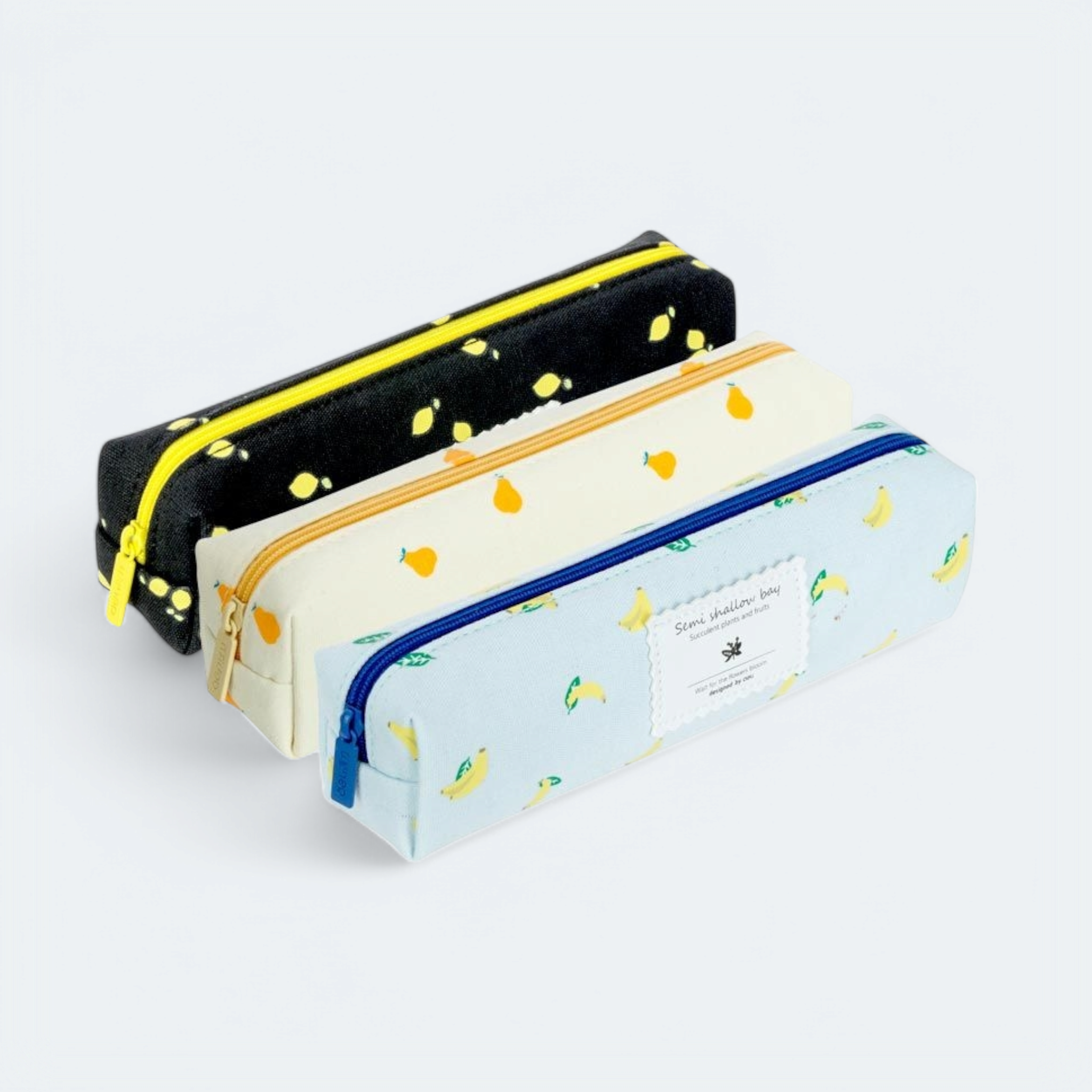 Deli Pencil Case Pouch Black 200x55x45mm