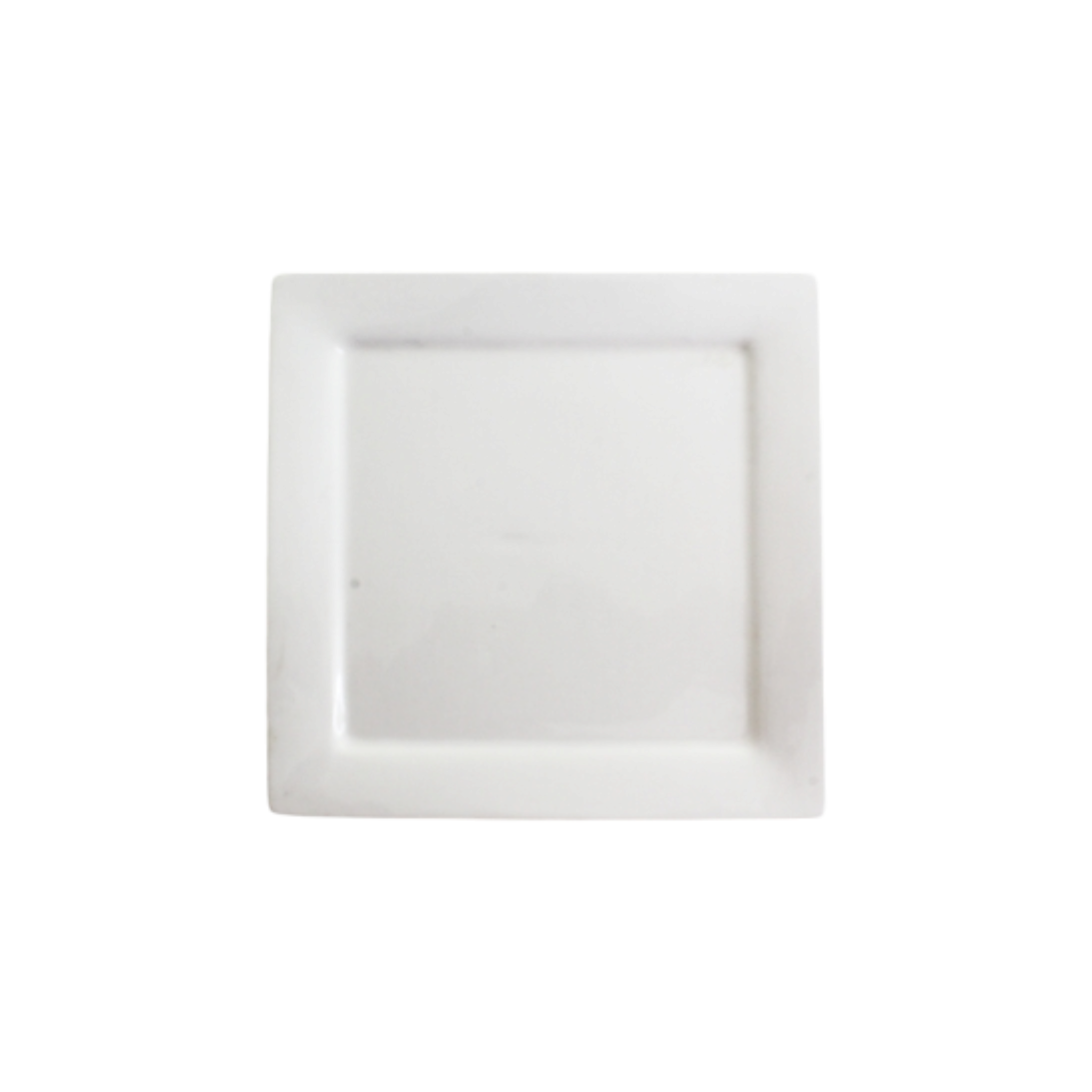 Ceramic Dinner Plate 10.5inch Square White