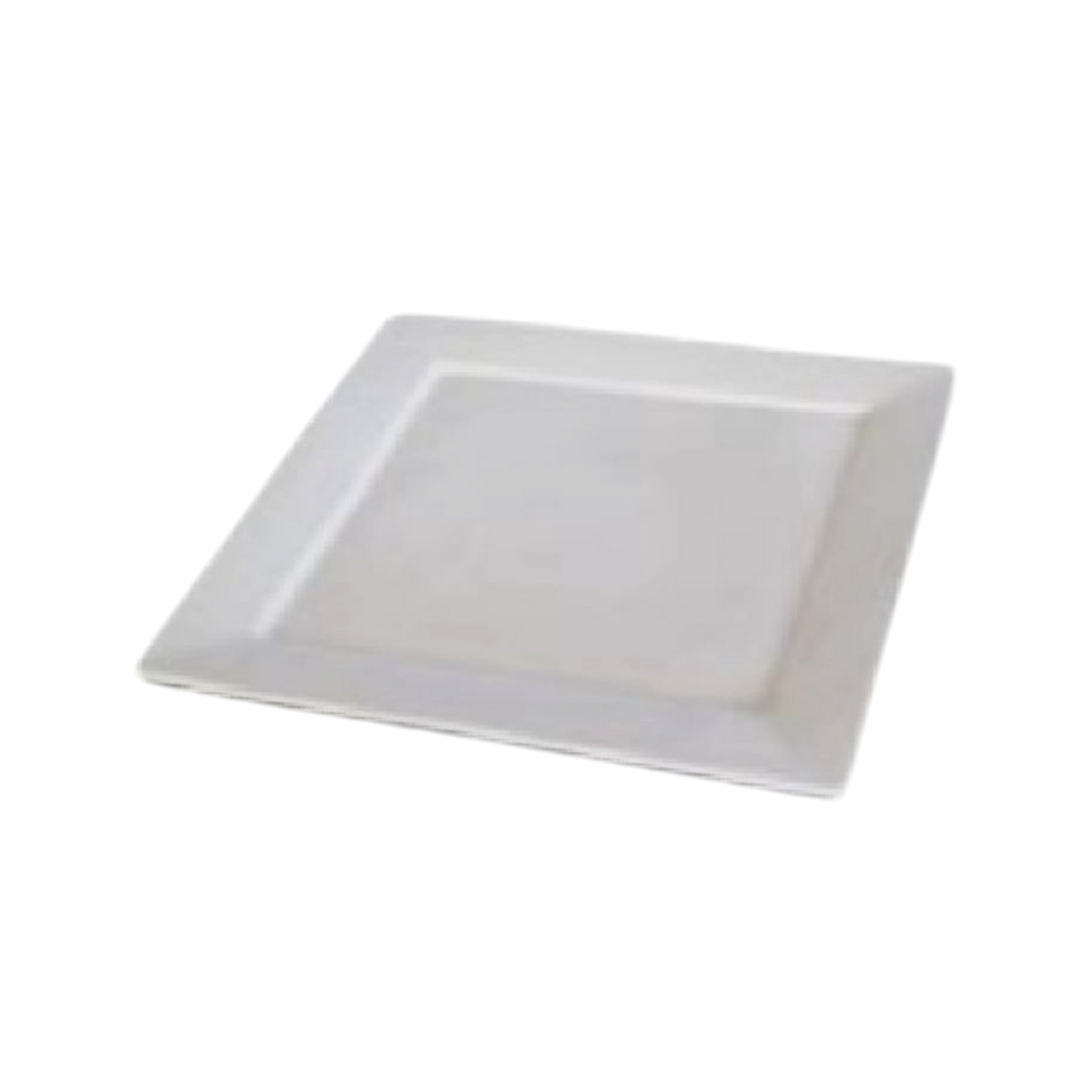 Ceramic Dinner Plate 10.5inch Square White