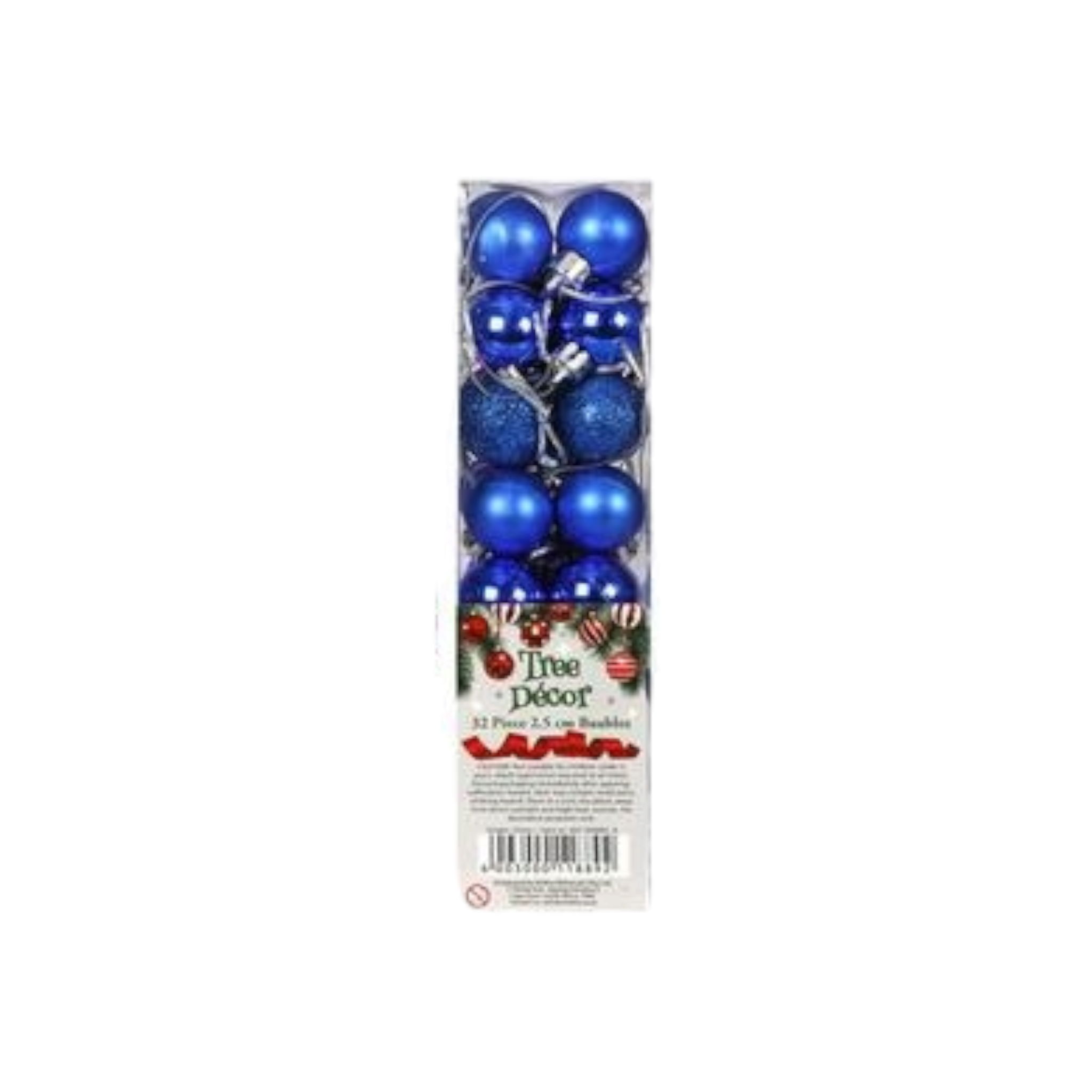 Tree Decor Balls Polished 32pc 25mm