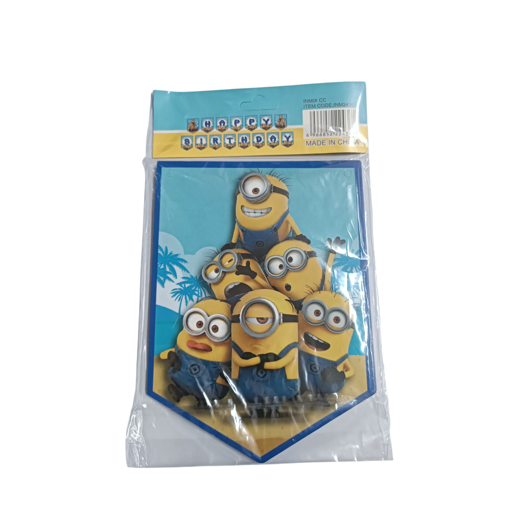 Disney Minion Happy Birthday Banner 15pcs