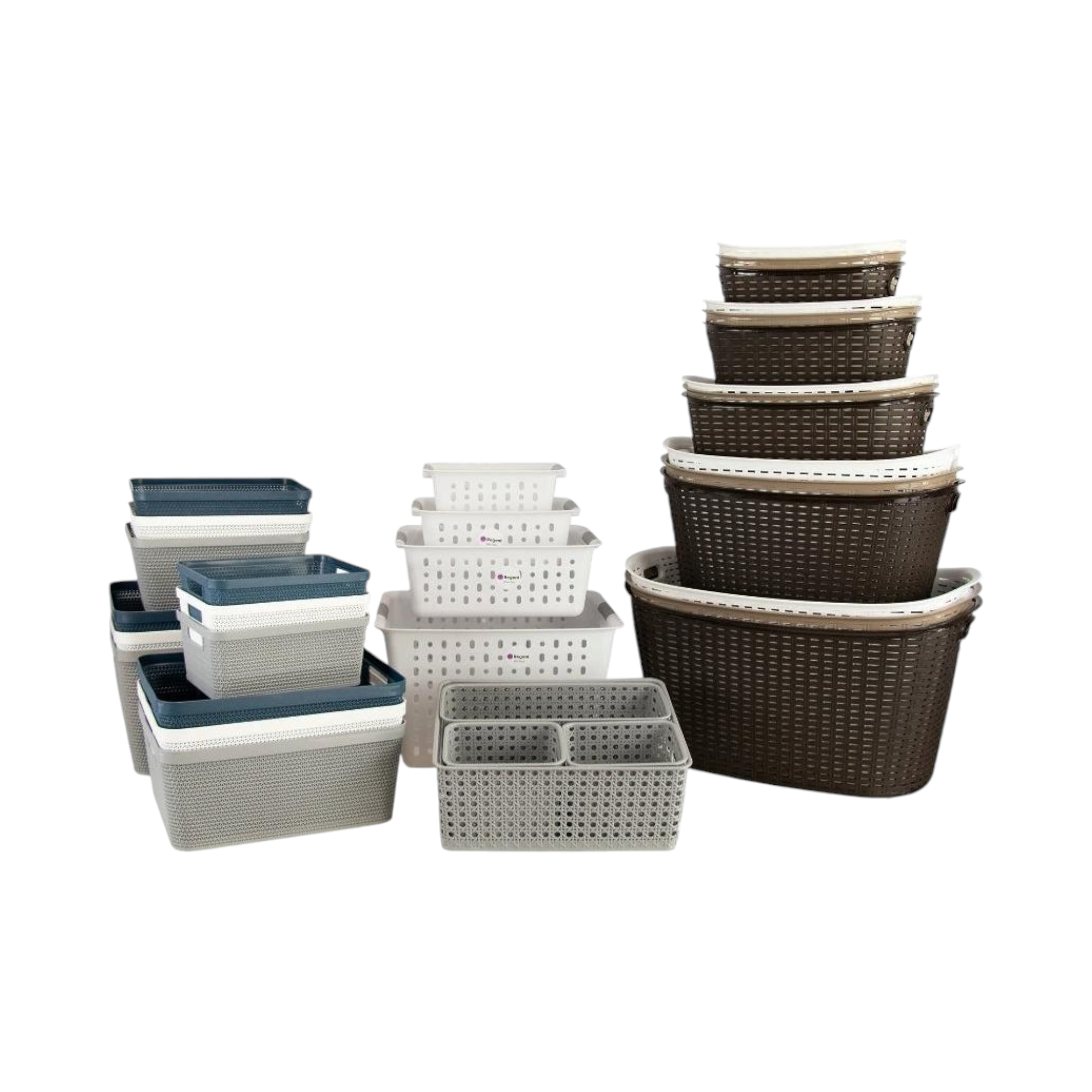 Regent Plastic Eden Jumbo Oval Basket with Handle