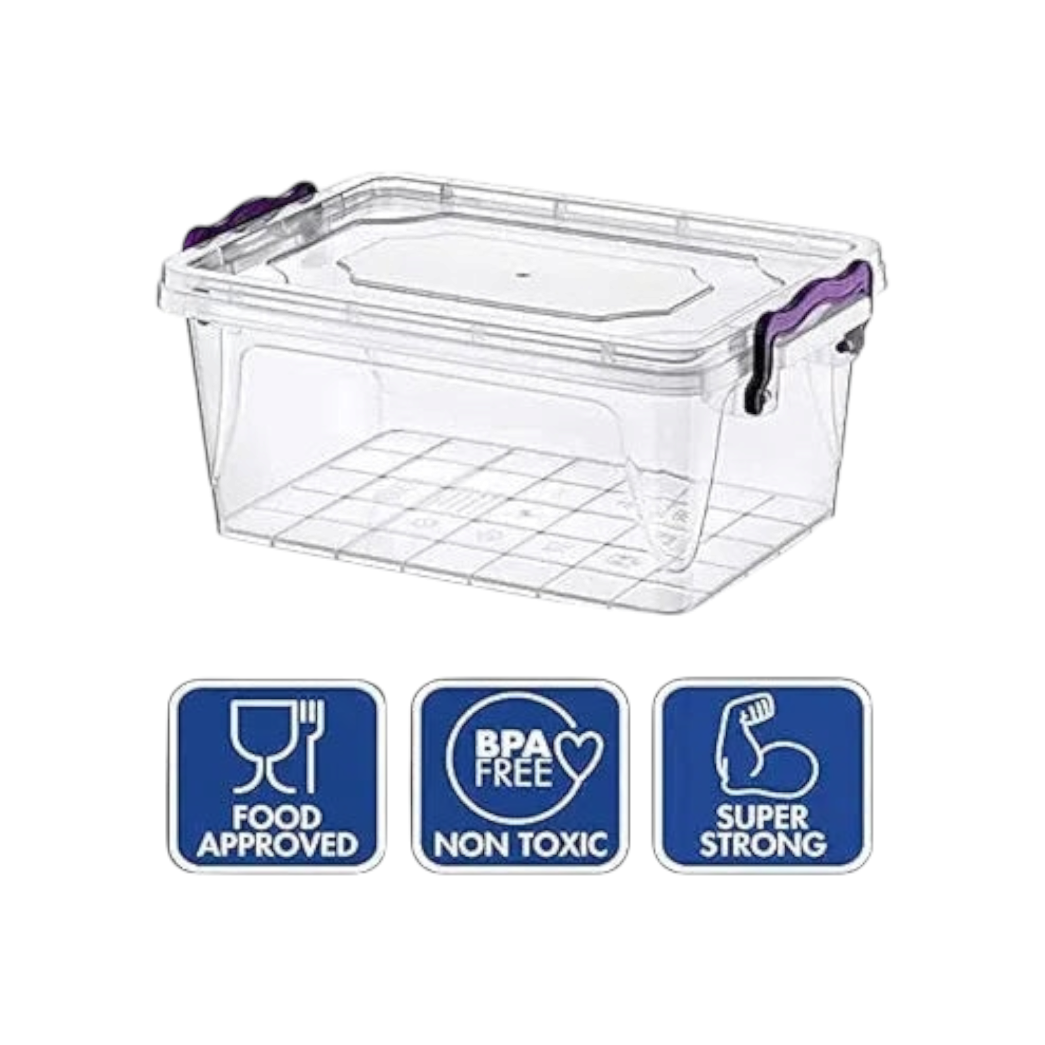 Nu Ware Plastic Fit Storage Box 8.5L IC-TP545
