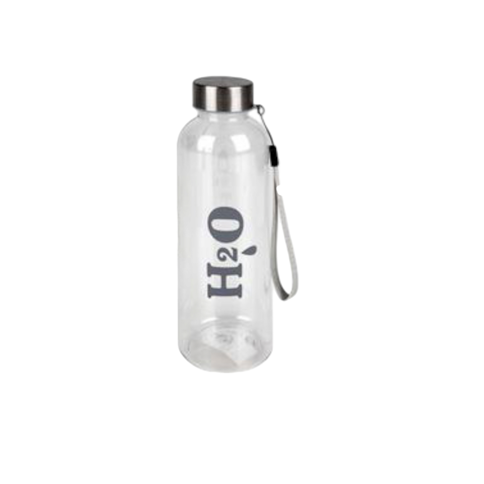 Sports Water Bottle 500ml H2O Screw Lid