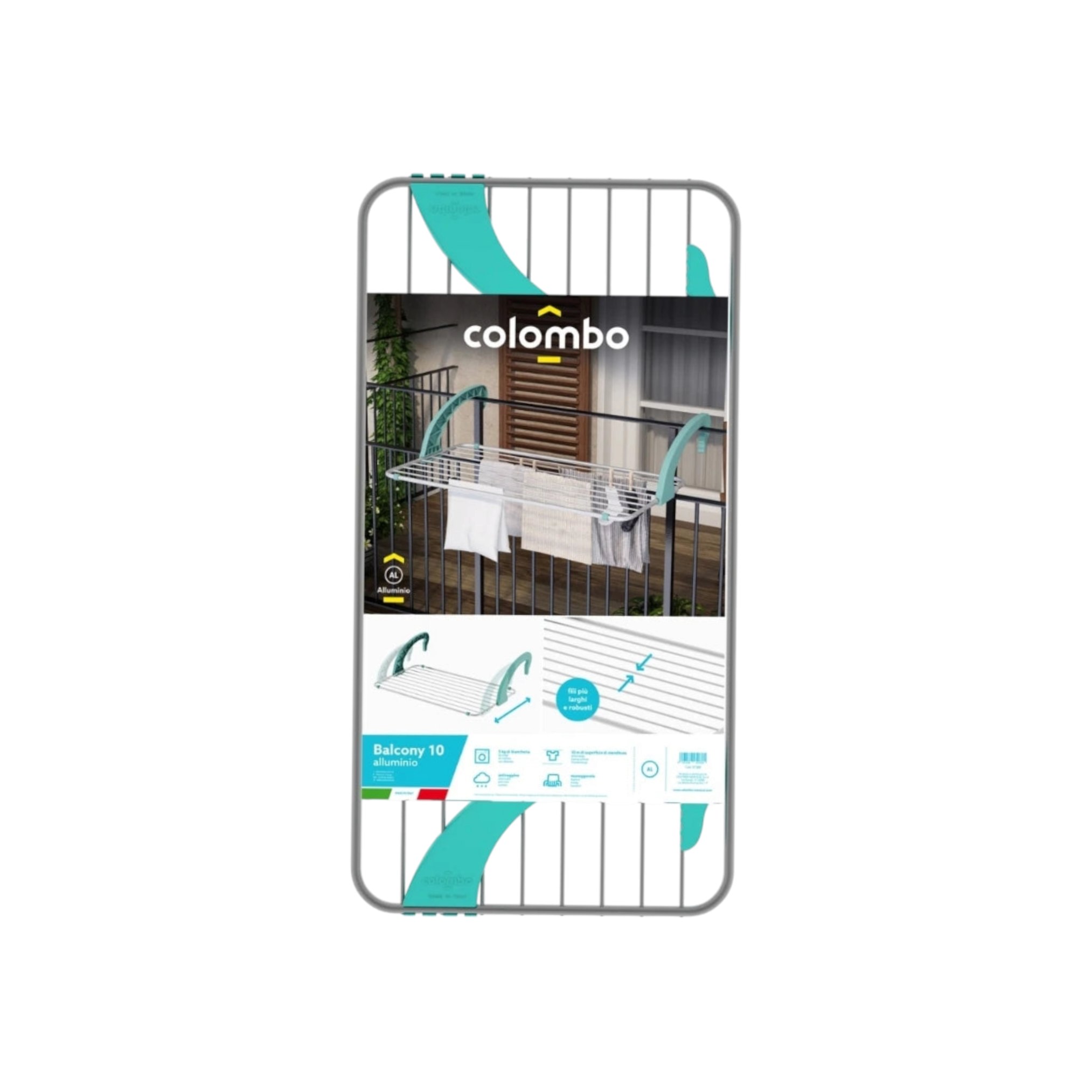 Colombo Balcony Clothing Dryer Rack Aluminium 10m ST388