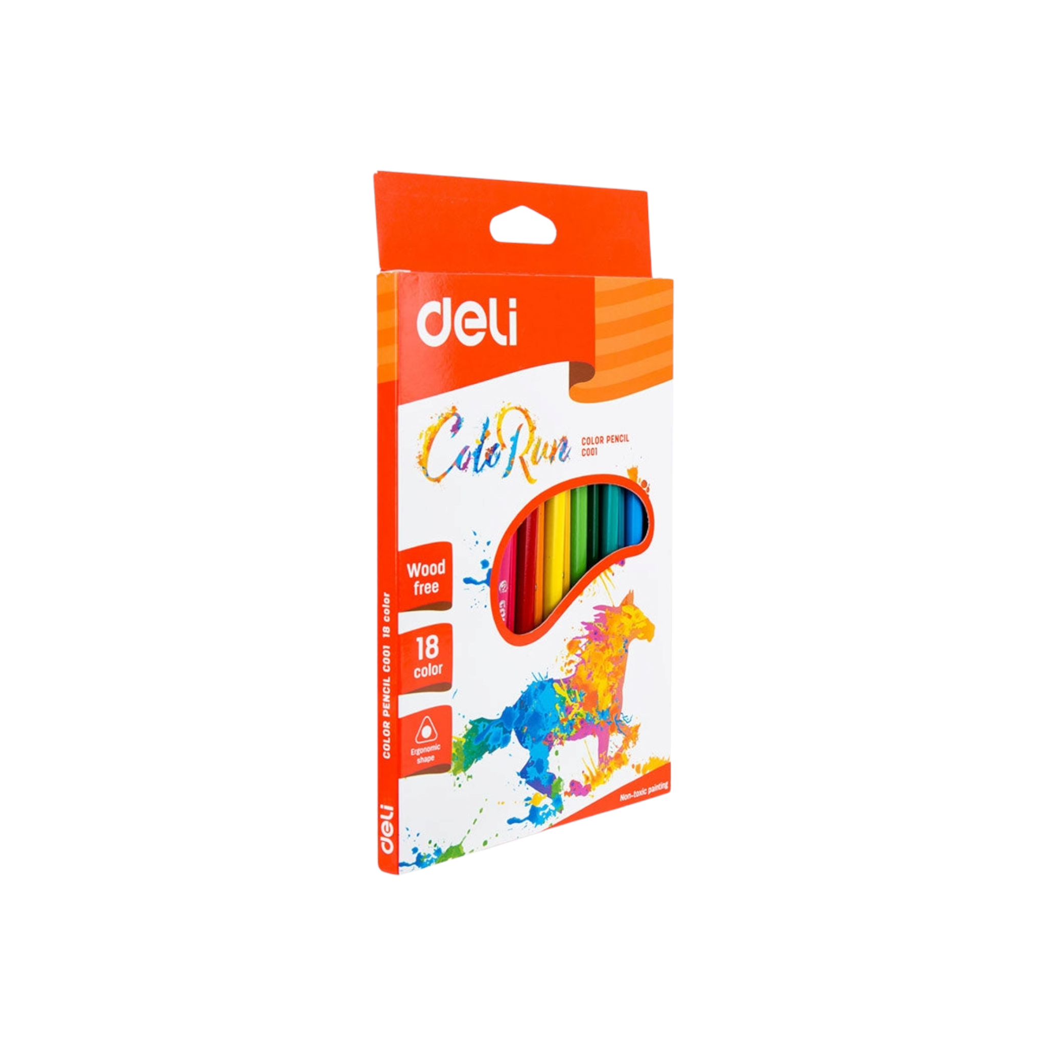 Deli Pencil Colours 18pack Assorted