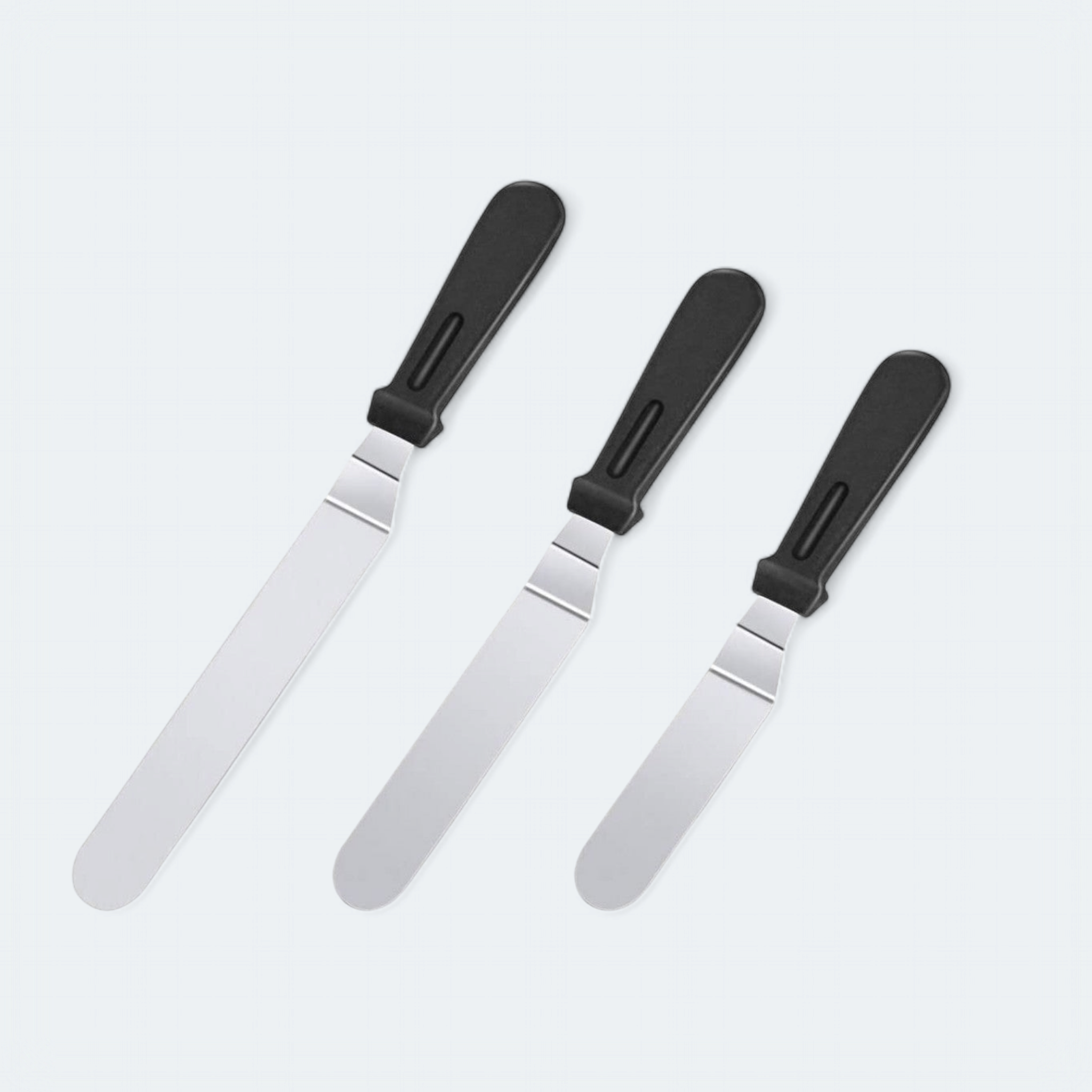 Stainless Steel Flat Spatula 19cm KG1204