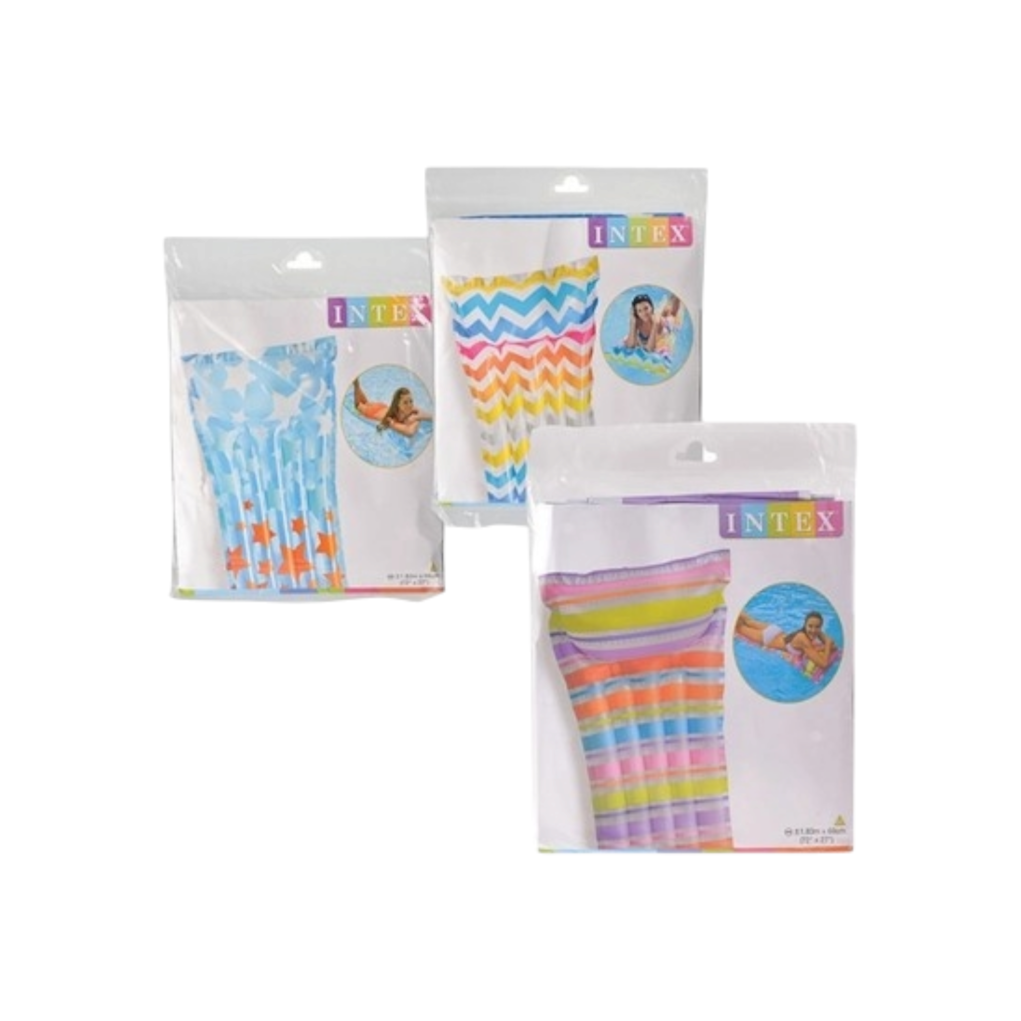 Intex Lounger Mat Razzle Dazzle 183x69cm