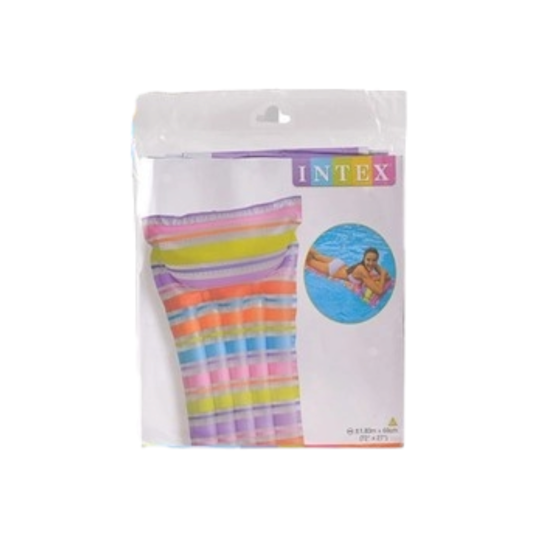 Intex Lounger Mat Razzle Dazzle 183x69cm