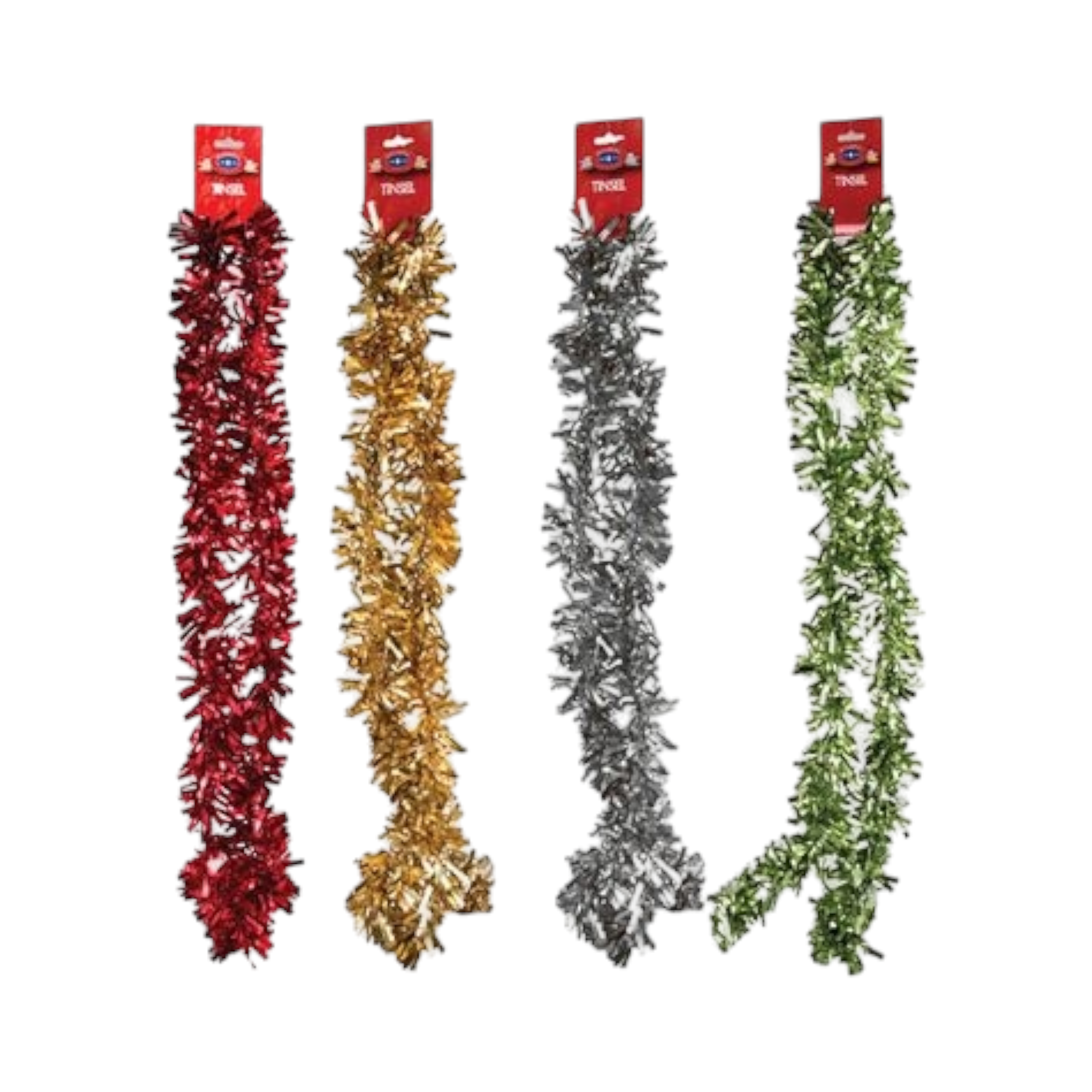 Classic Tinsel Garland Thick 9cmx2m Metallic