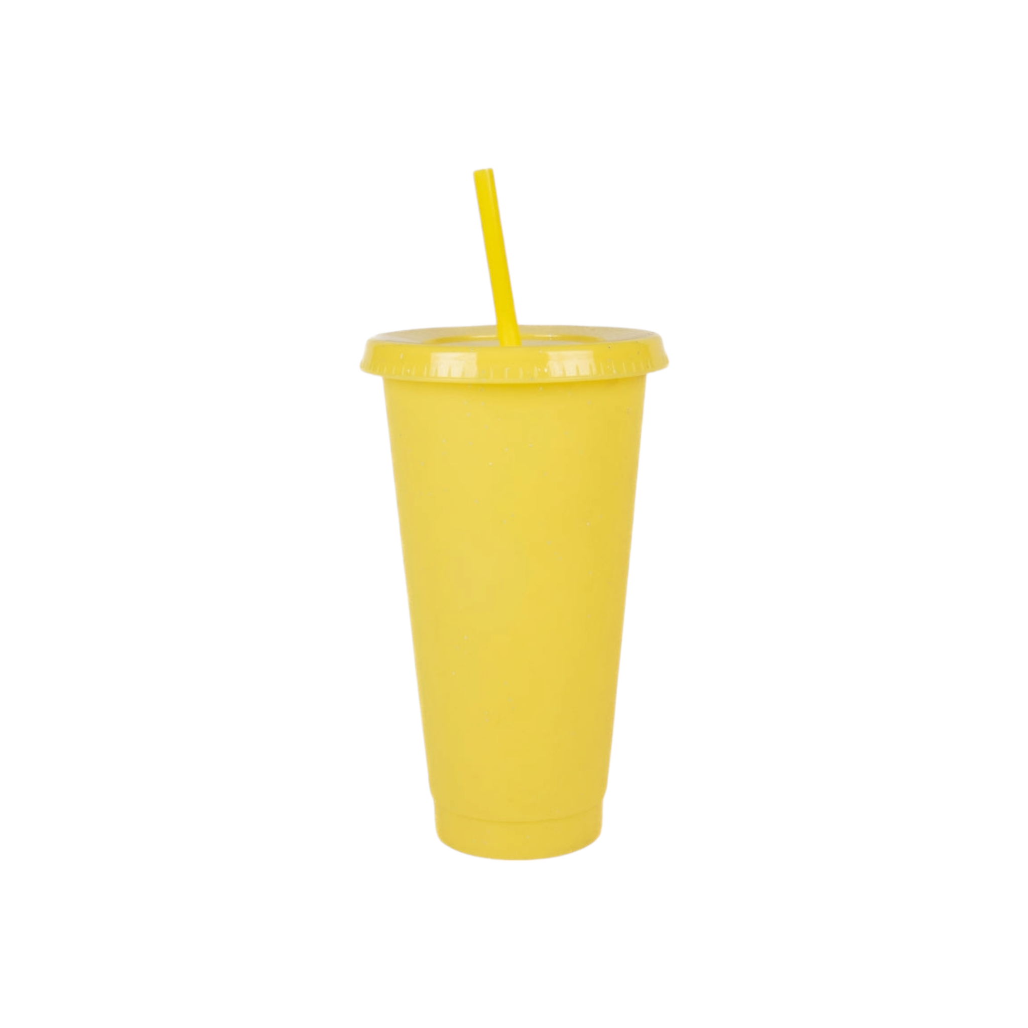 650ml Reusable Glitter Smoothie Cup with Lid & Straw