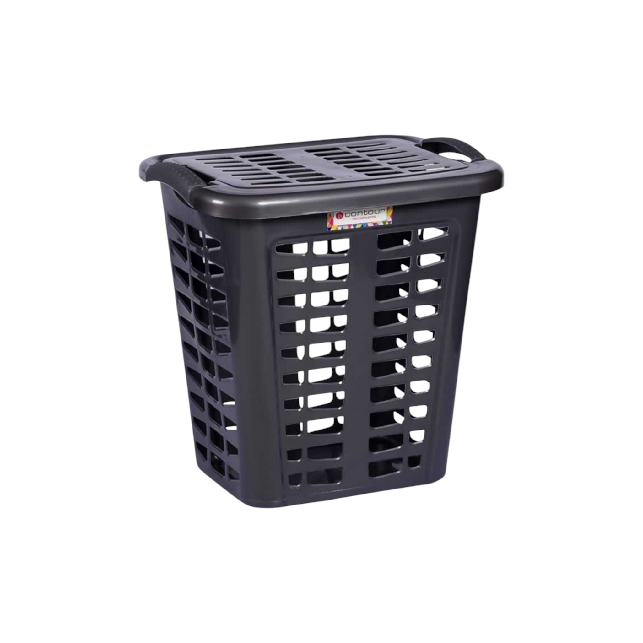 Mega Linen Laundry Basket Bin Contour Housewares Buzz