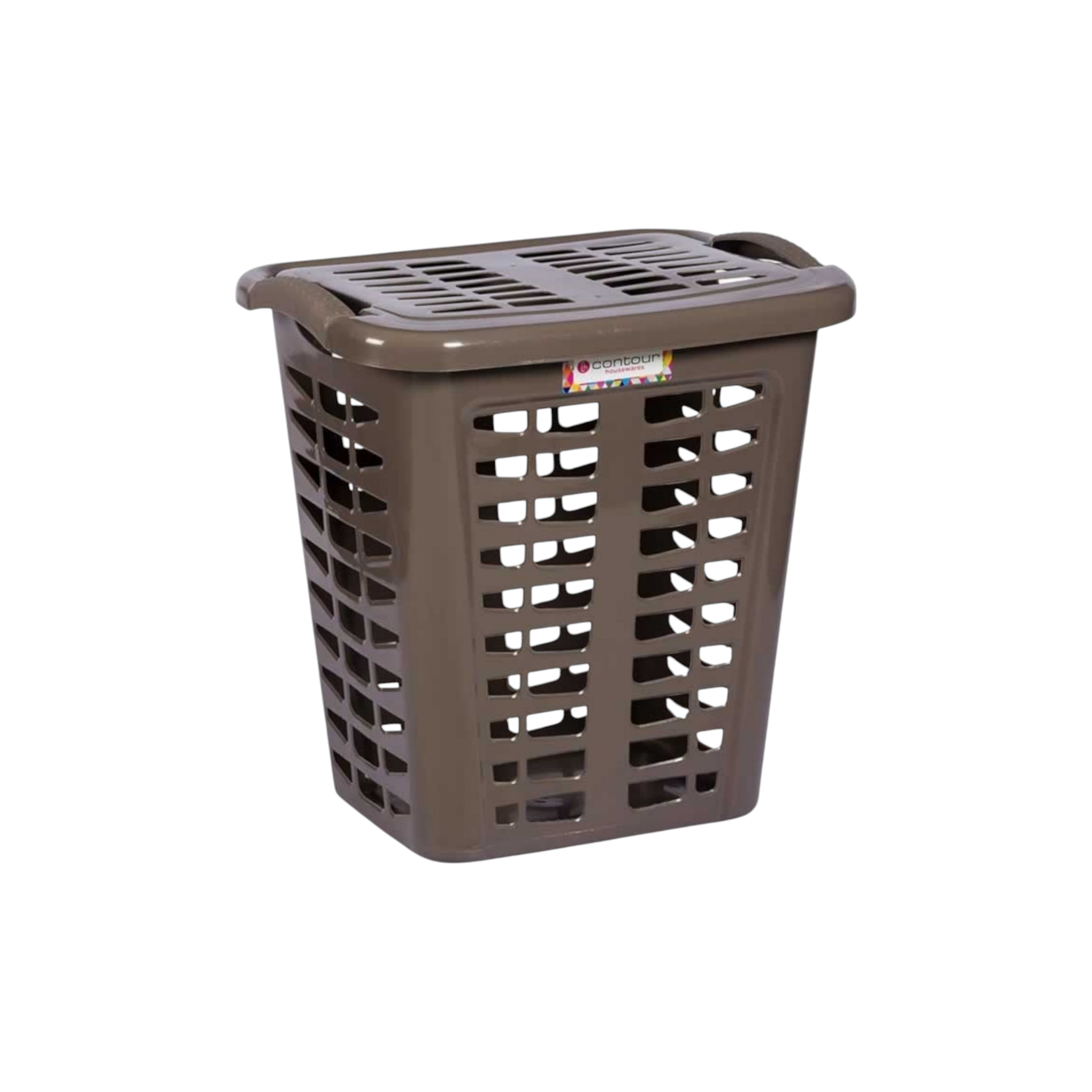 Mega Linen Laundry Basket Bin Contour Housewares Buzz