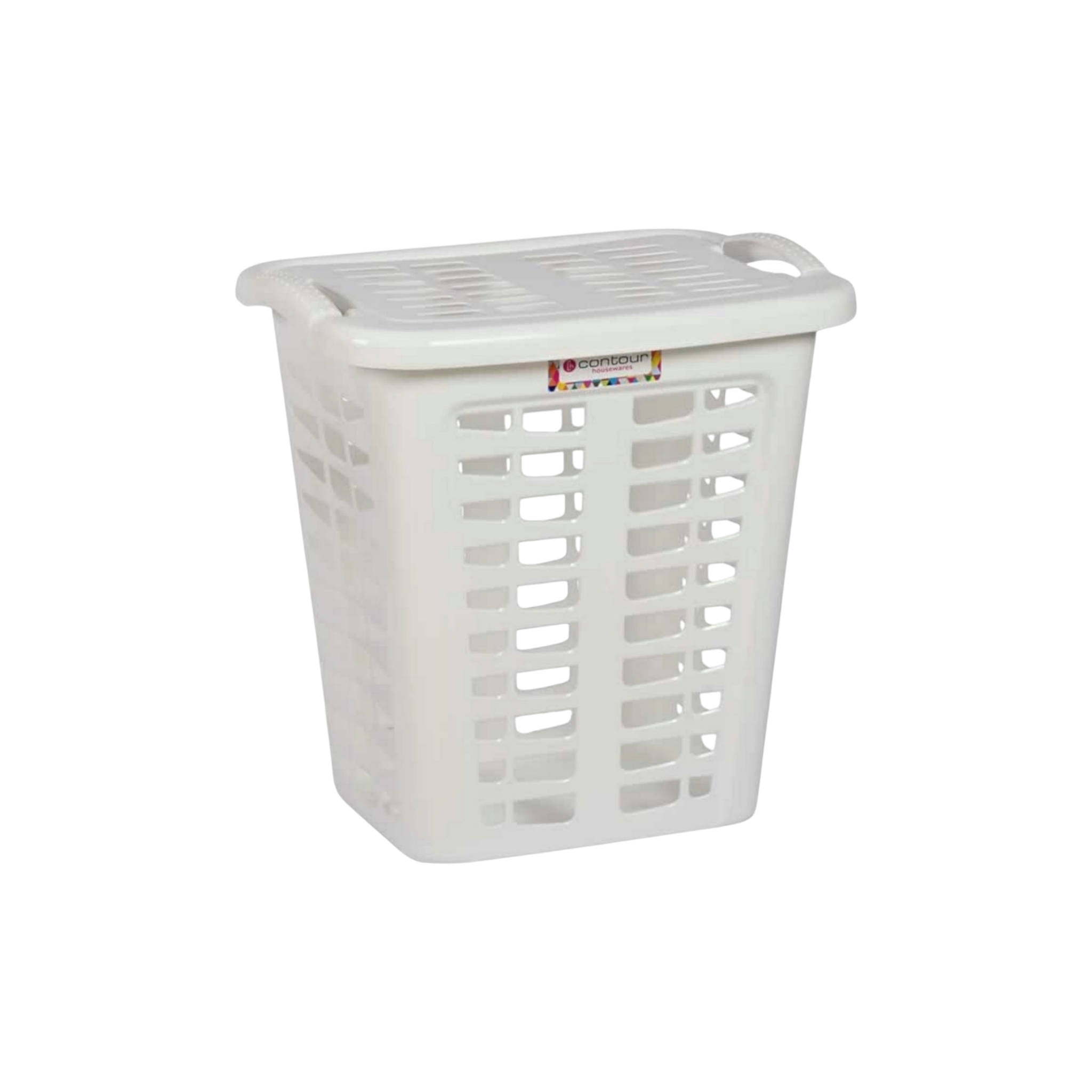 Mega Linen Laundry Basket Bin Contour Housewares Buzz