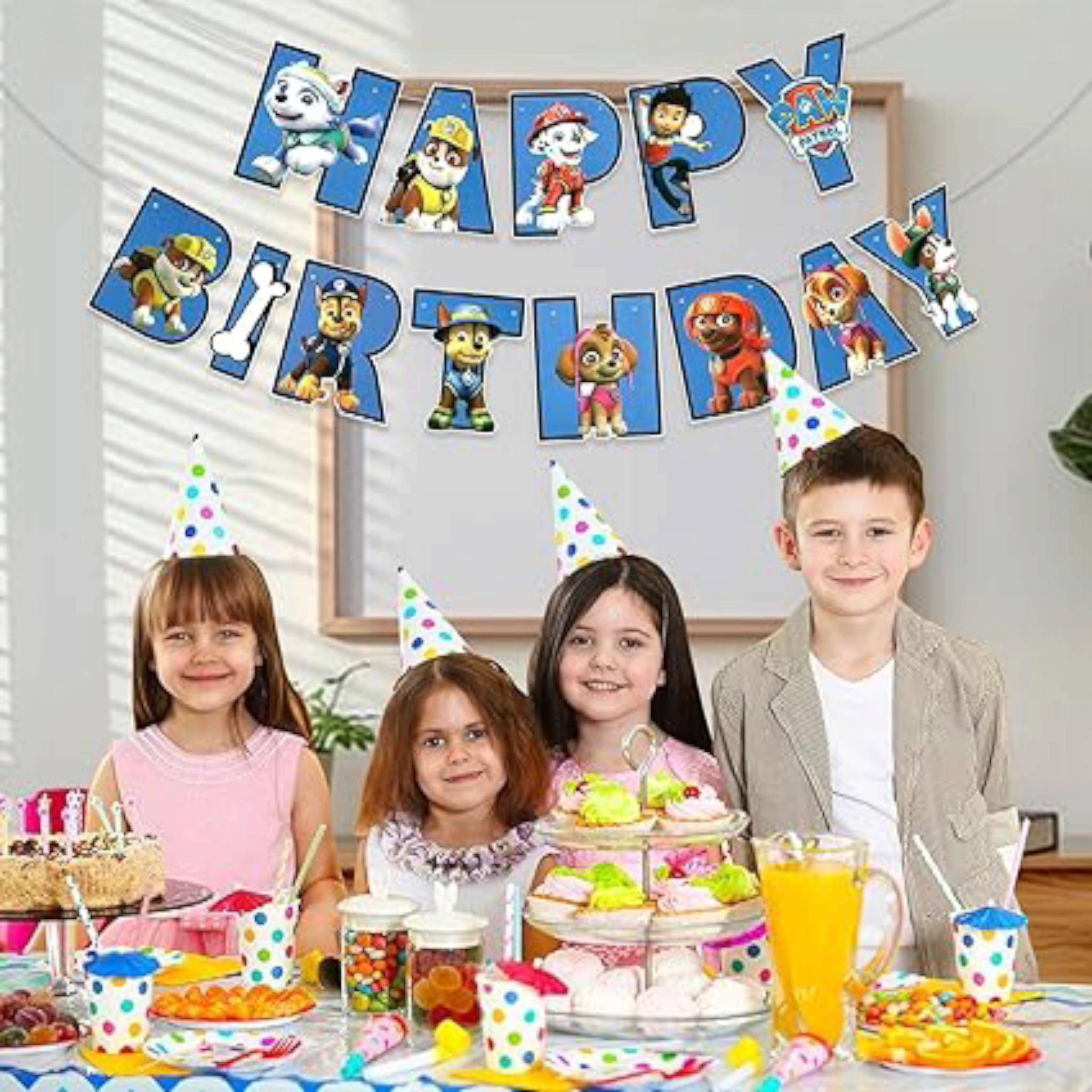 Disney Paw Patrol Happy Birthday Banner 13pcs