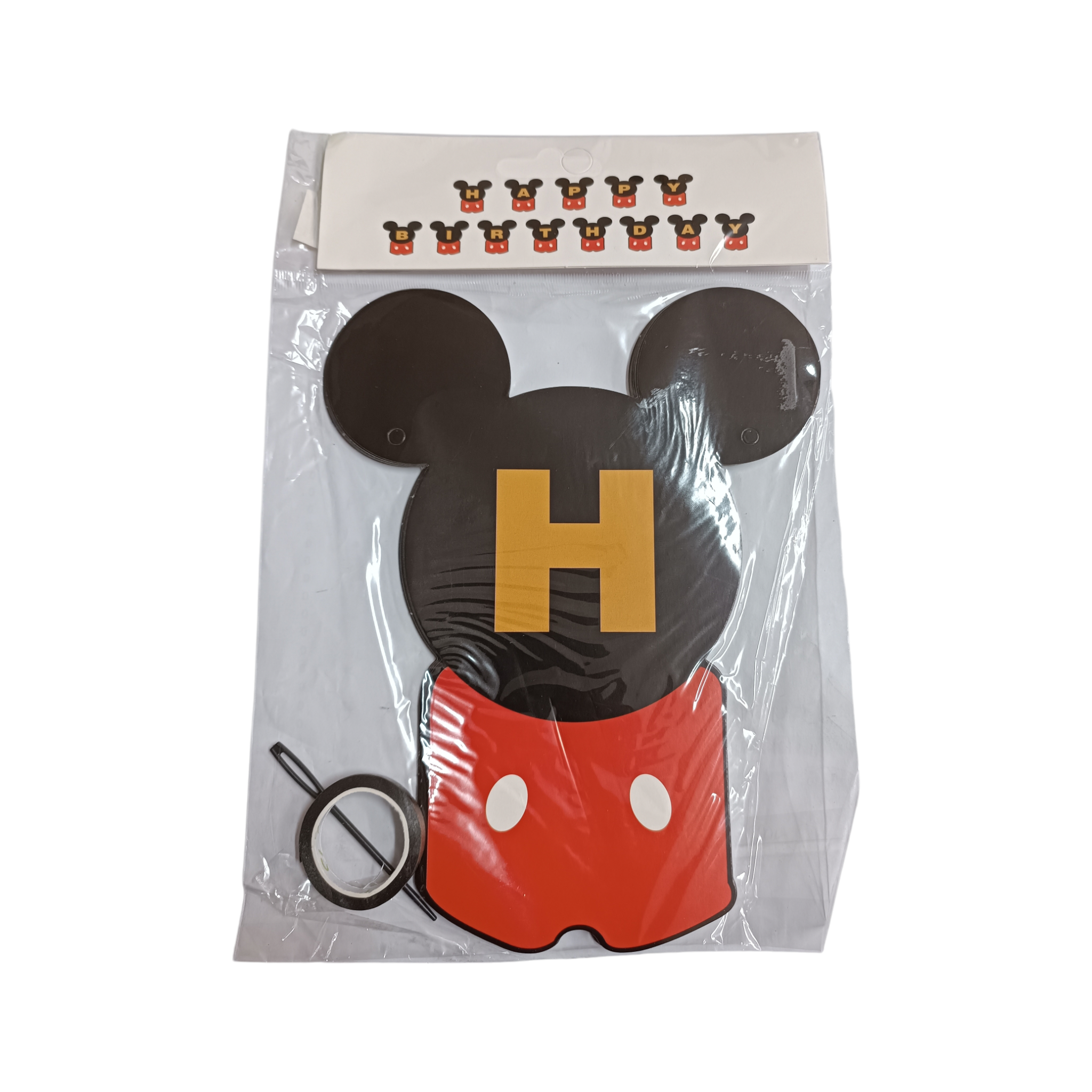 Disney Mickey Mouse Happy Birthday Banner 13pcs