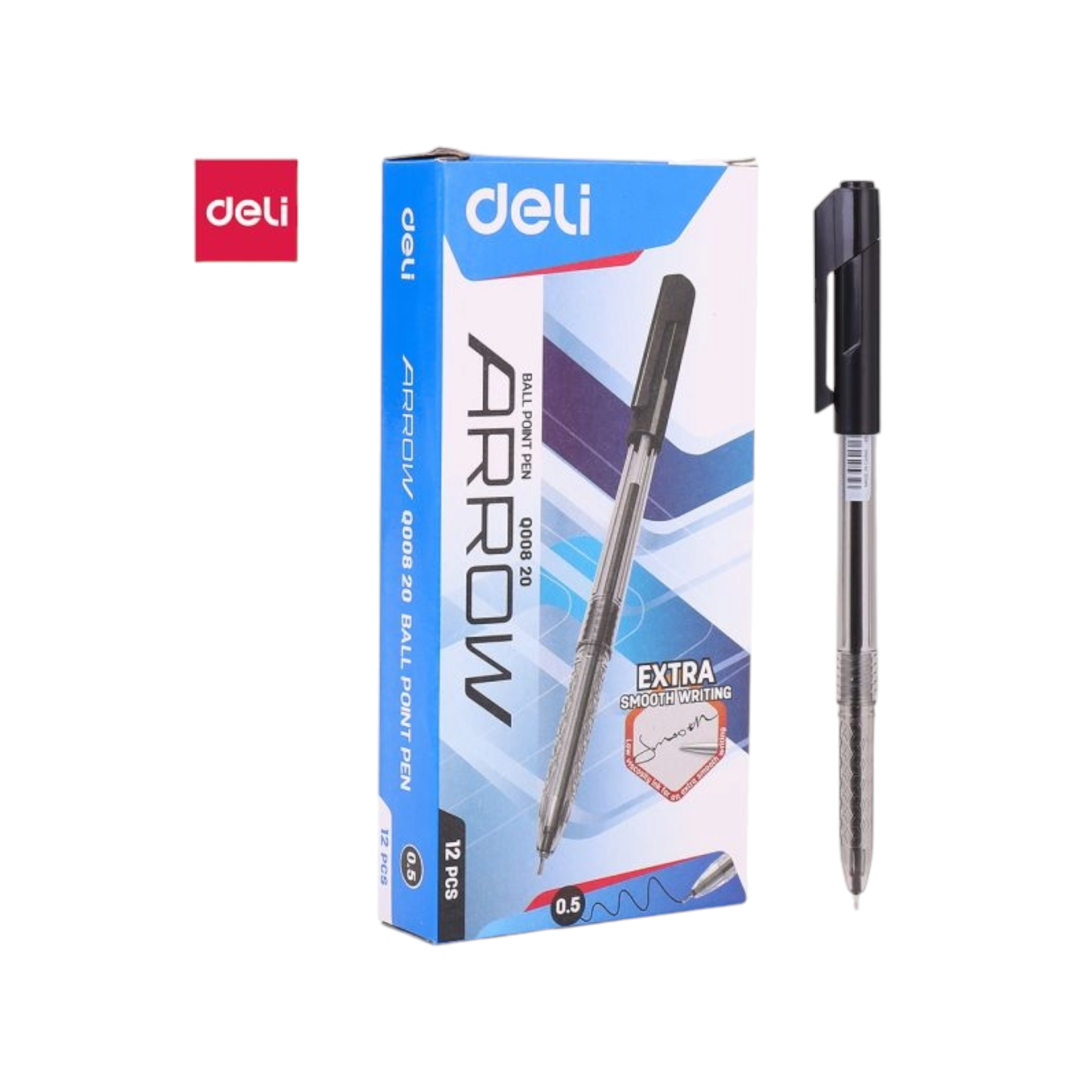 Deli Ball Point Pen Mini Tip 0.5mm Black EQ00820 1pc
