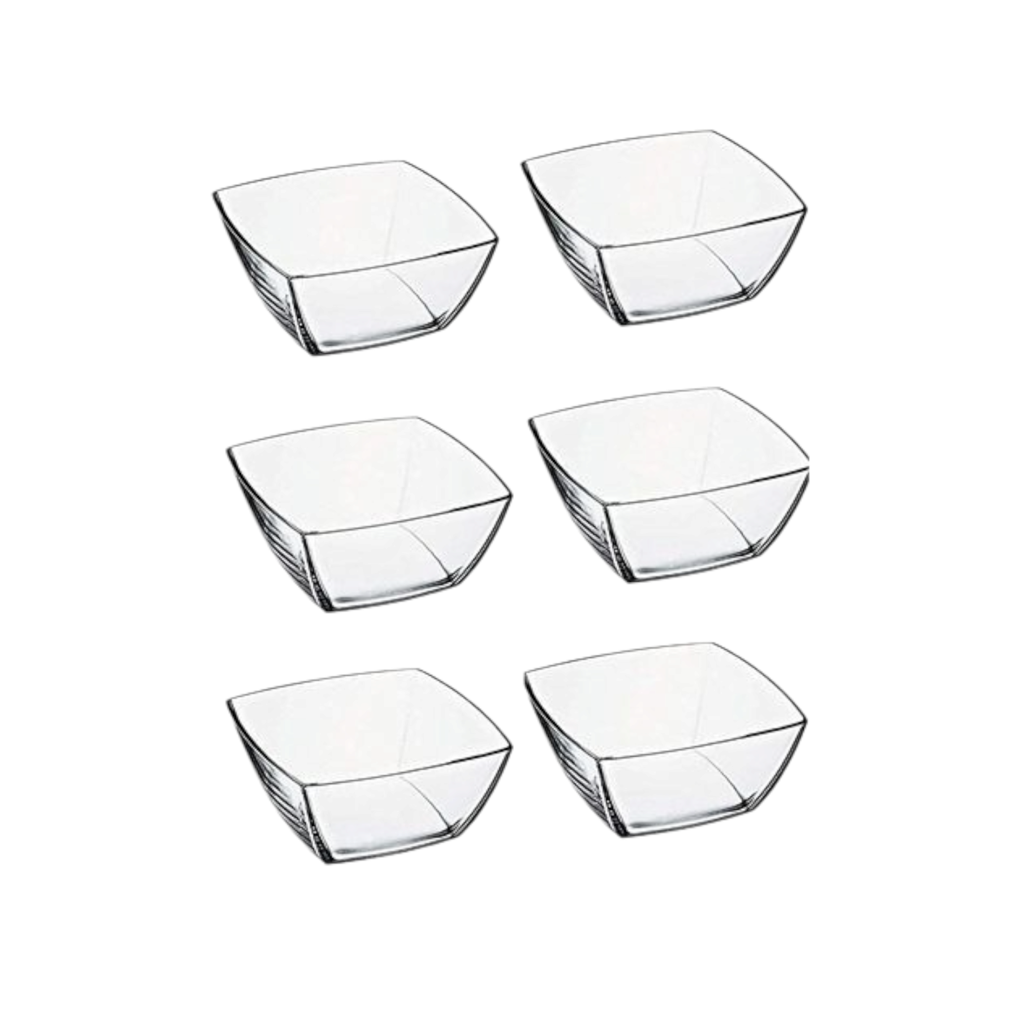 Pasabahce Tokio Glass Ice Cream Dessert Bowl 16x19.85cm 6pc 23974