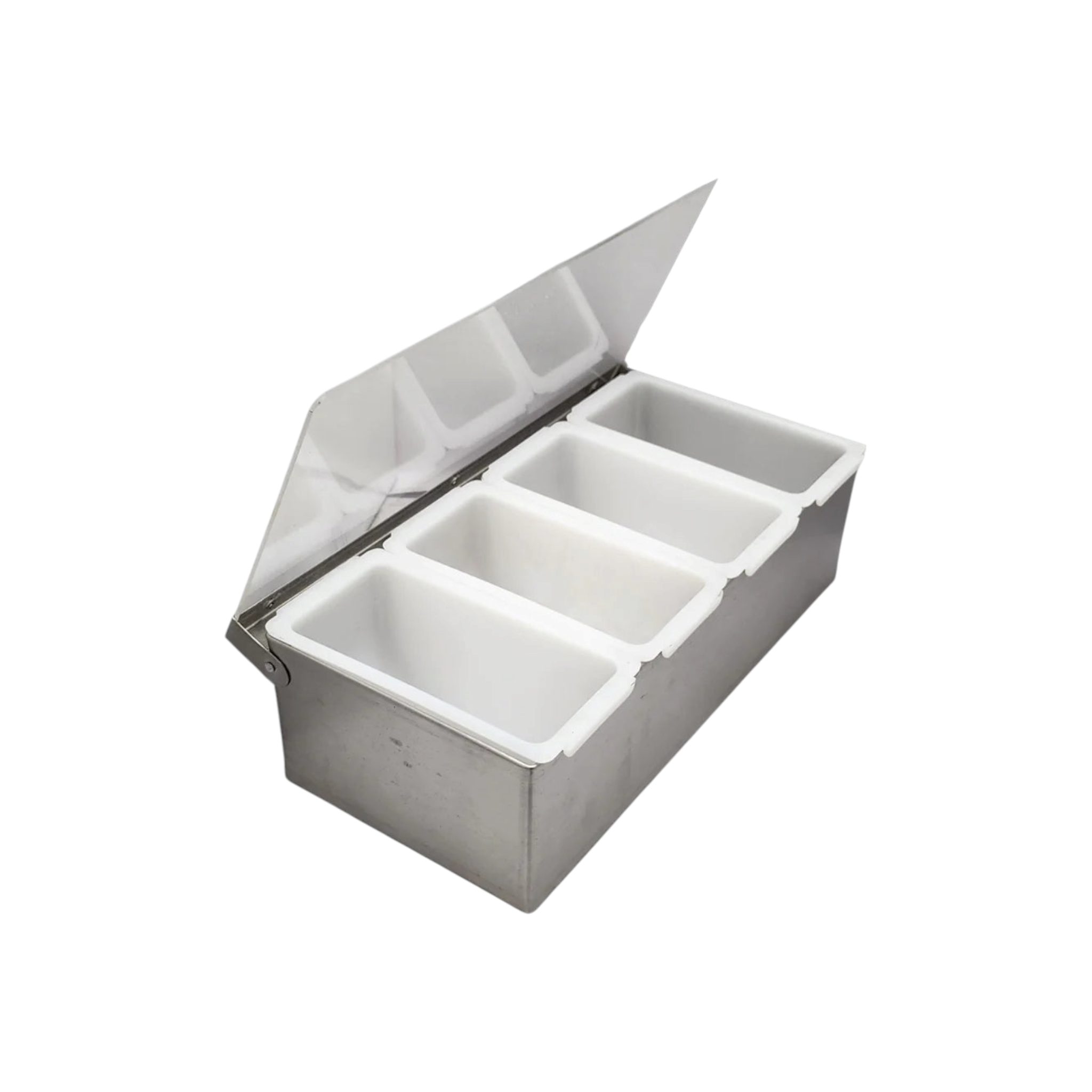 Condiment Set Stainless Steel 4 Insert SGN283