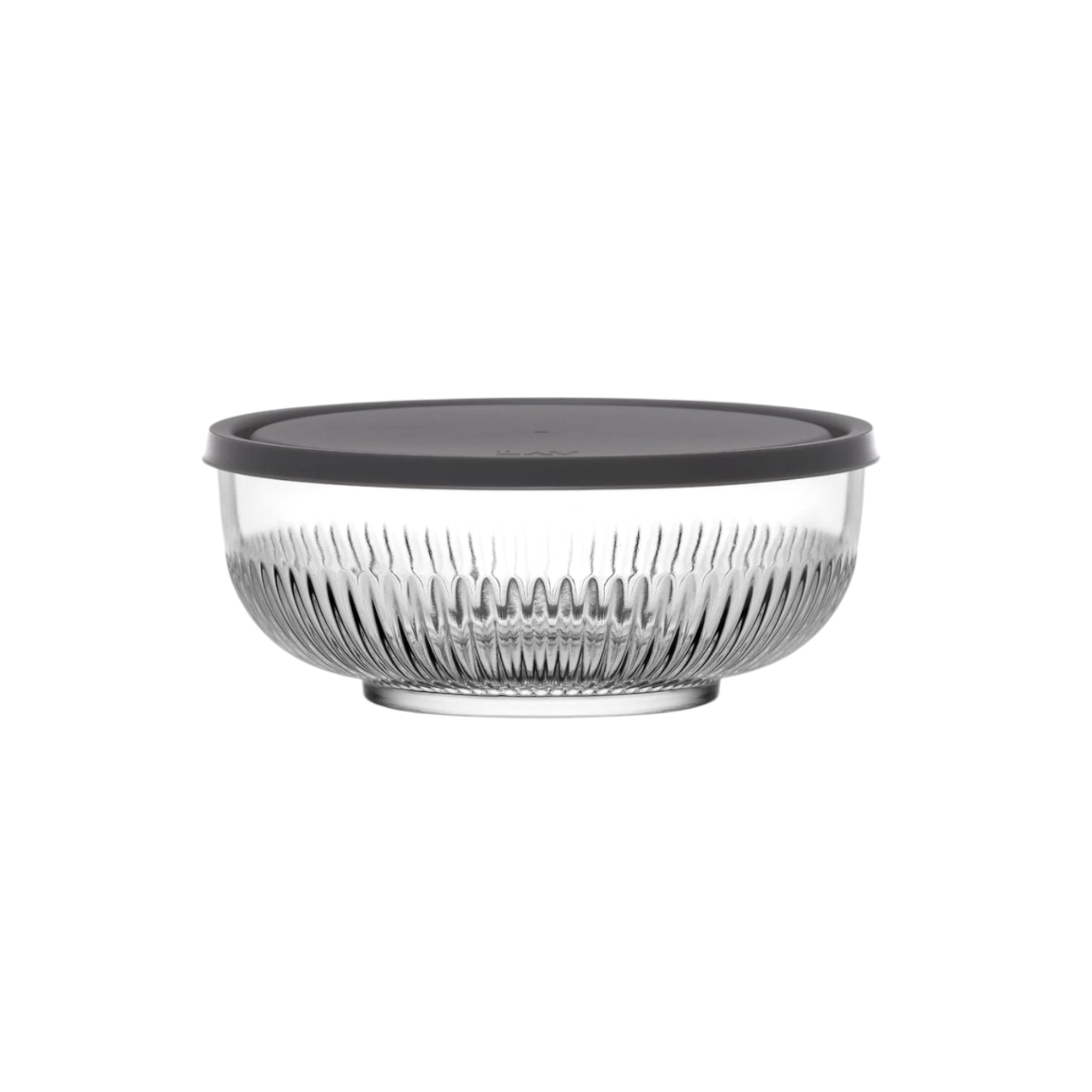 LAV Glass Bowl 2600ml with Grey Lid 2600ml SGN2382