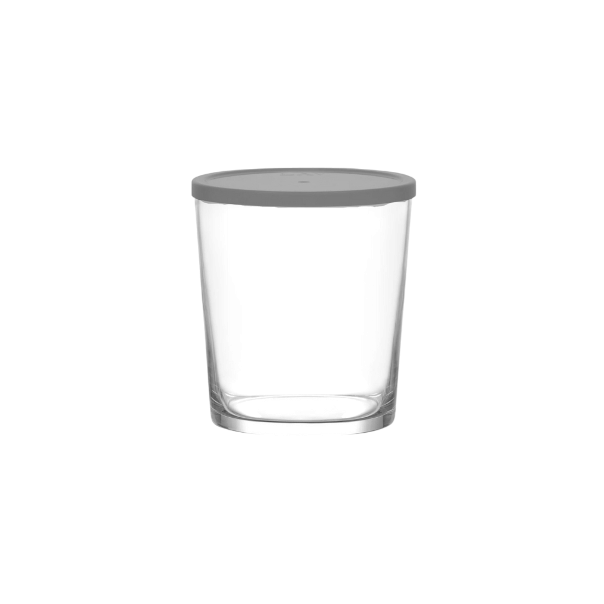 LAV Glass Storage Jar with Grey Lid 345m SGN1358