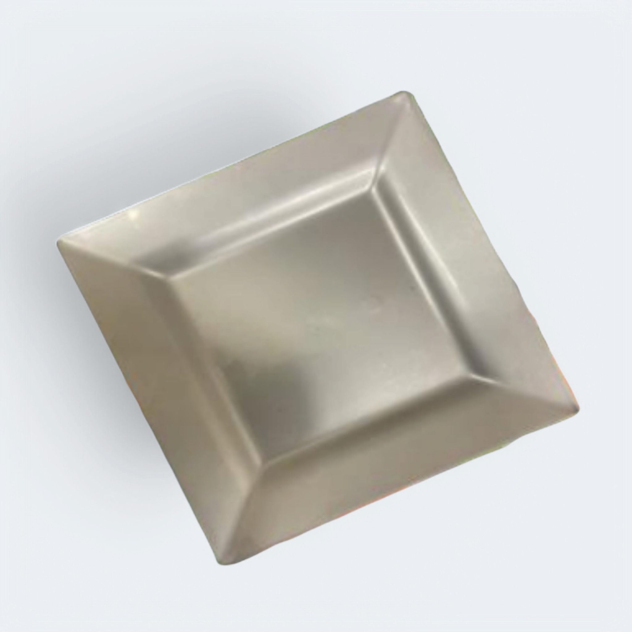 Reusable Plastic Side Plate Square 6pack