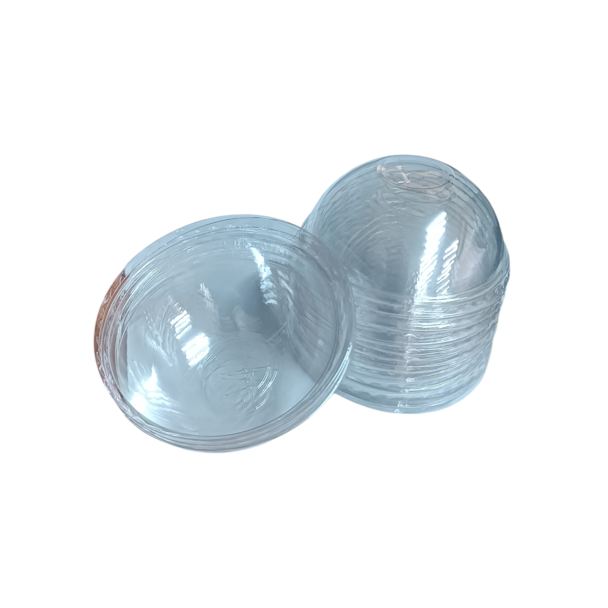 85mm Multifit Dome Lids Disposable for Smoothie Cups 50pack