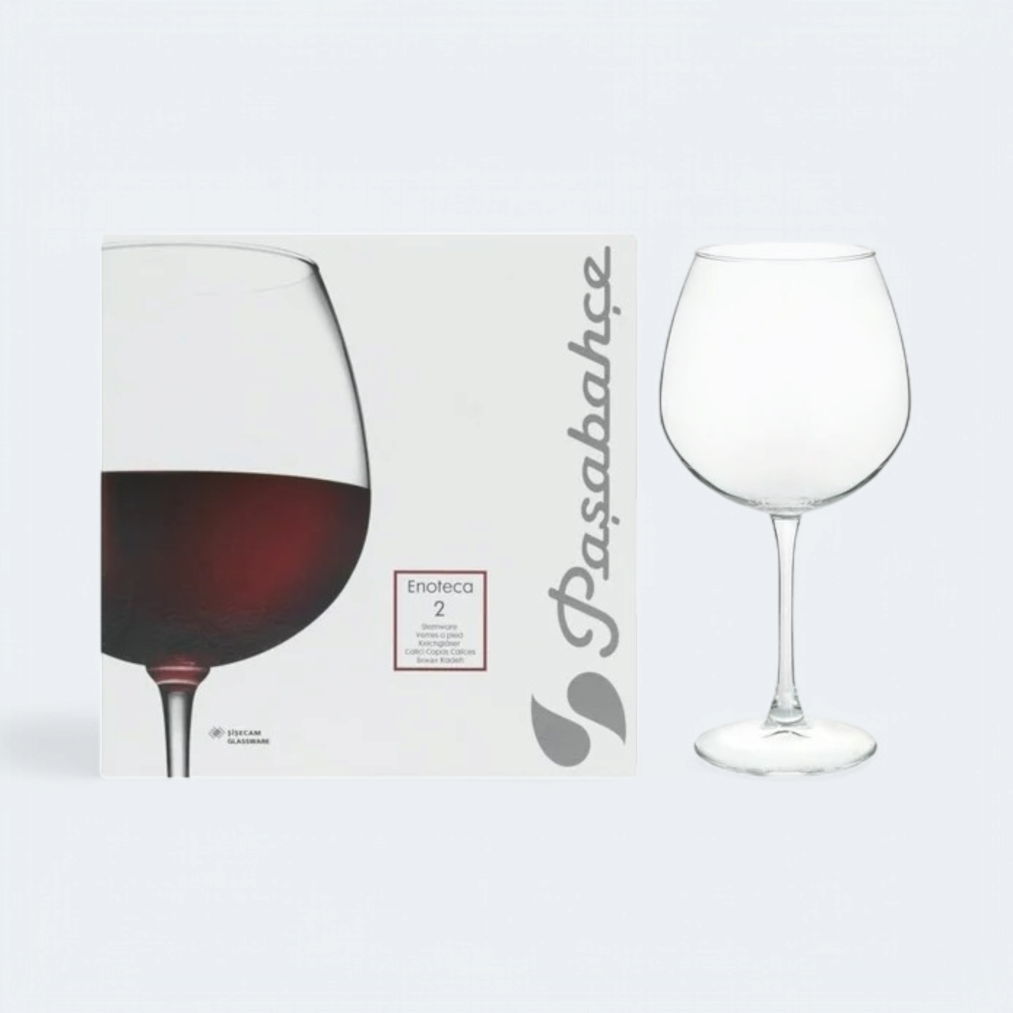 Pasabahce Enotech Glass Tumbler 780ml Sremmed Red Wine 2pack 23083